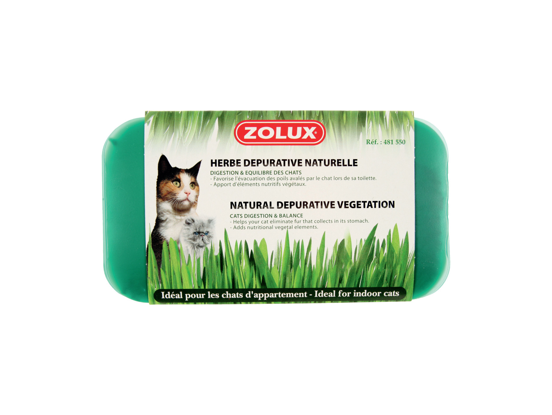 Herbe à chat dépurative naturelle ZOLUX