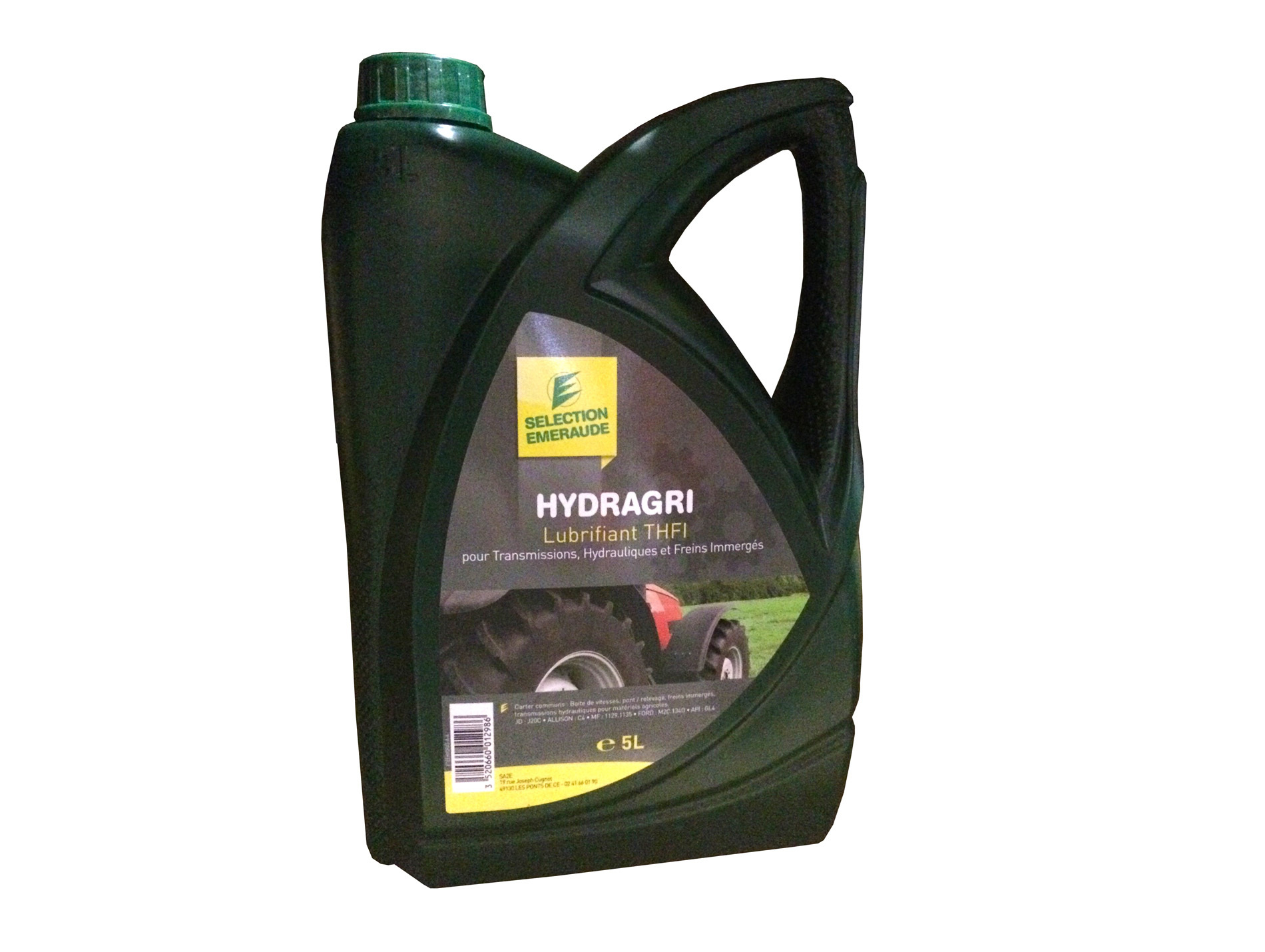 Huile SELECTION EMERAUDE moteur hydragri 10W30 5L