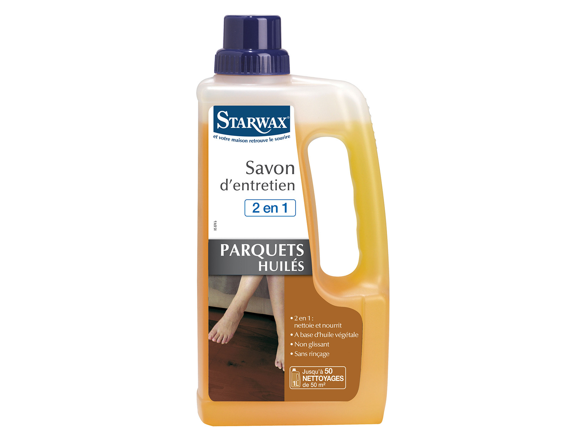 Savon d'entretien pour parquets huilés STARWAX 1L