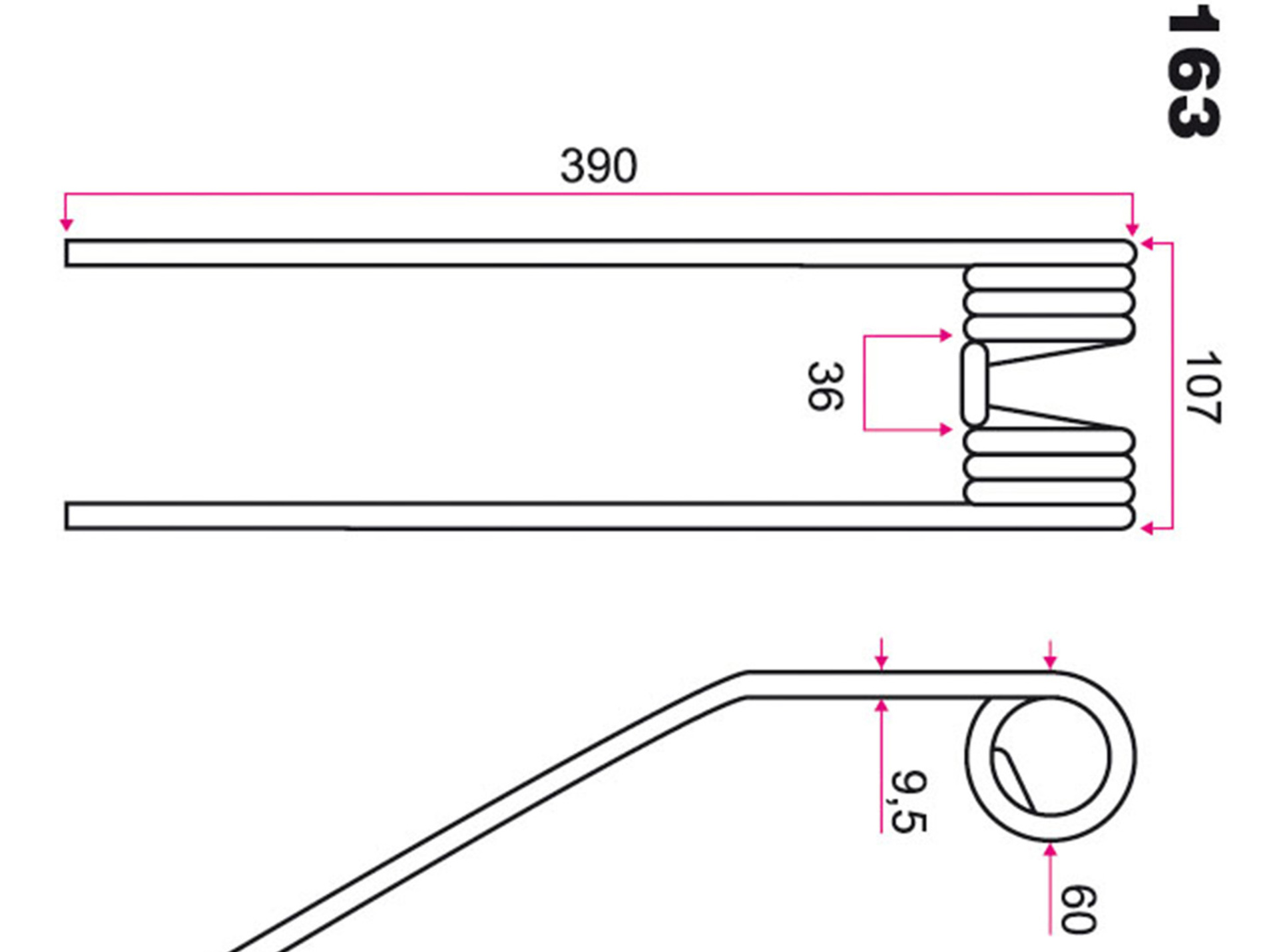Dent faneur KUHN adaptable gw163