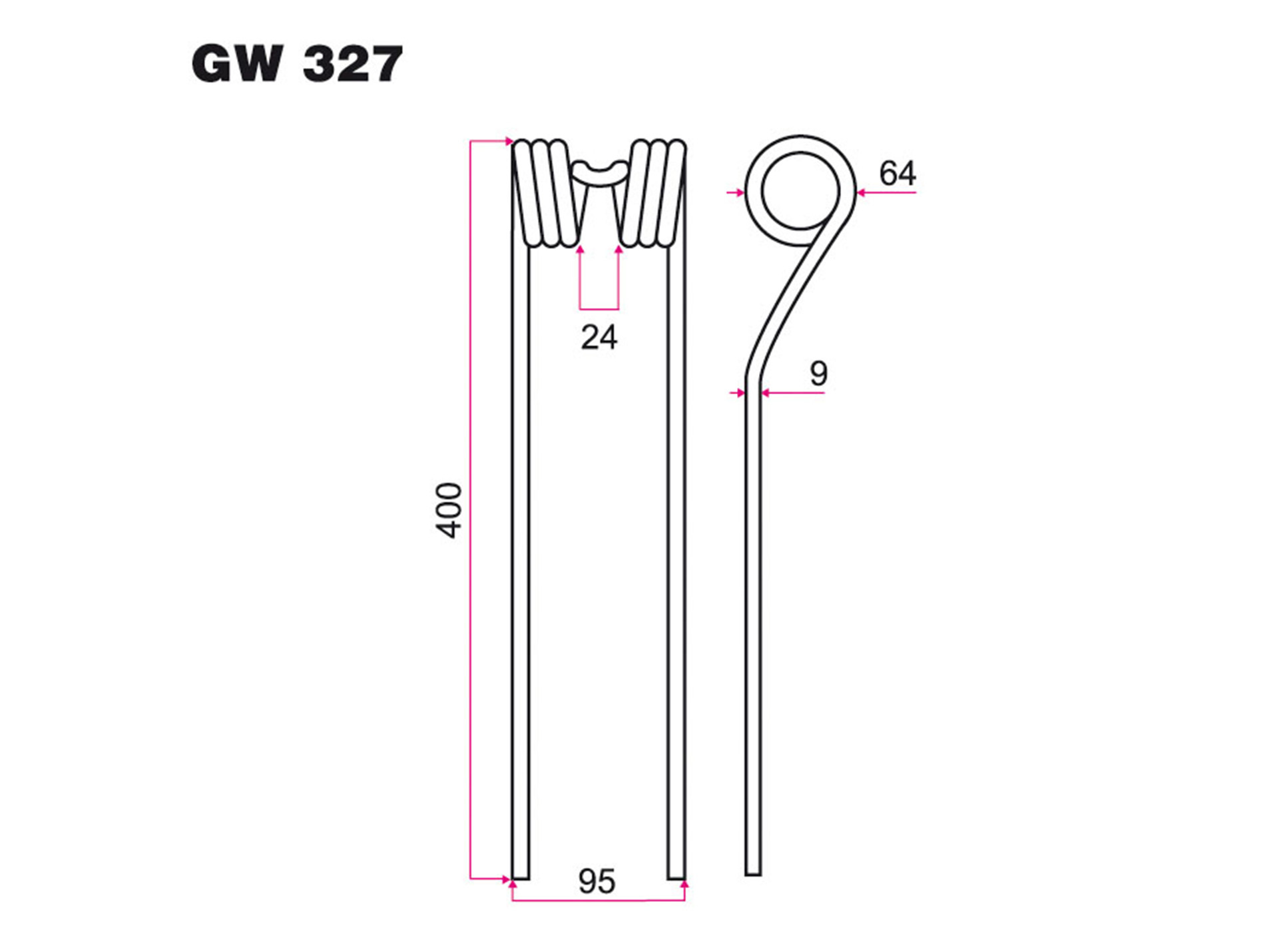 Dent faneur DAROS adaptable gw327
