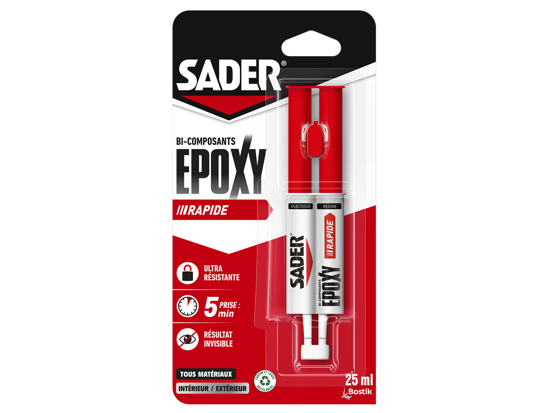 Colle Epoxy rapide SADER 25ml