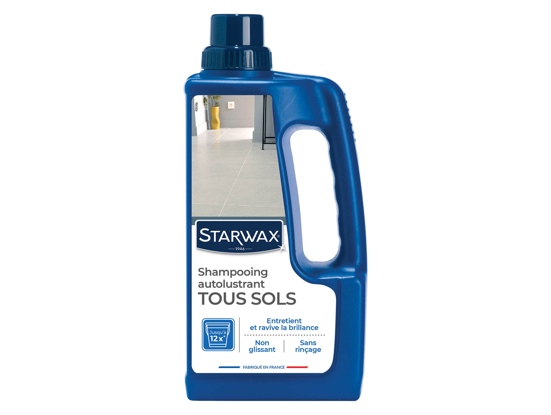 Shampooing autolustrant tous sols intérieurs STARWAX 1L