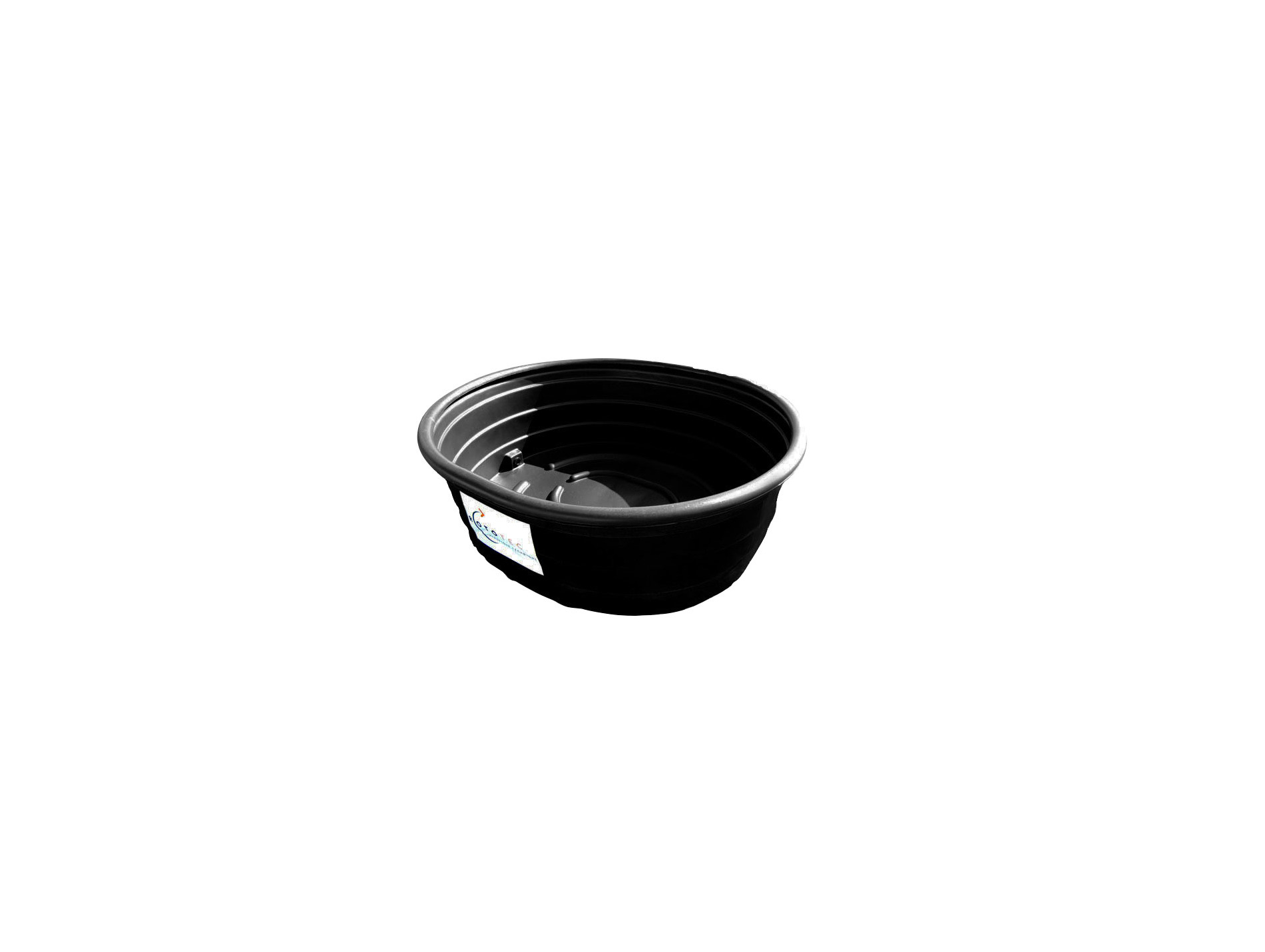 Bac paturage ROTOTEC rond 1400L noir