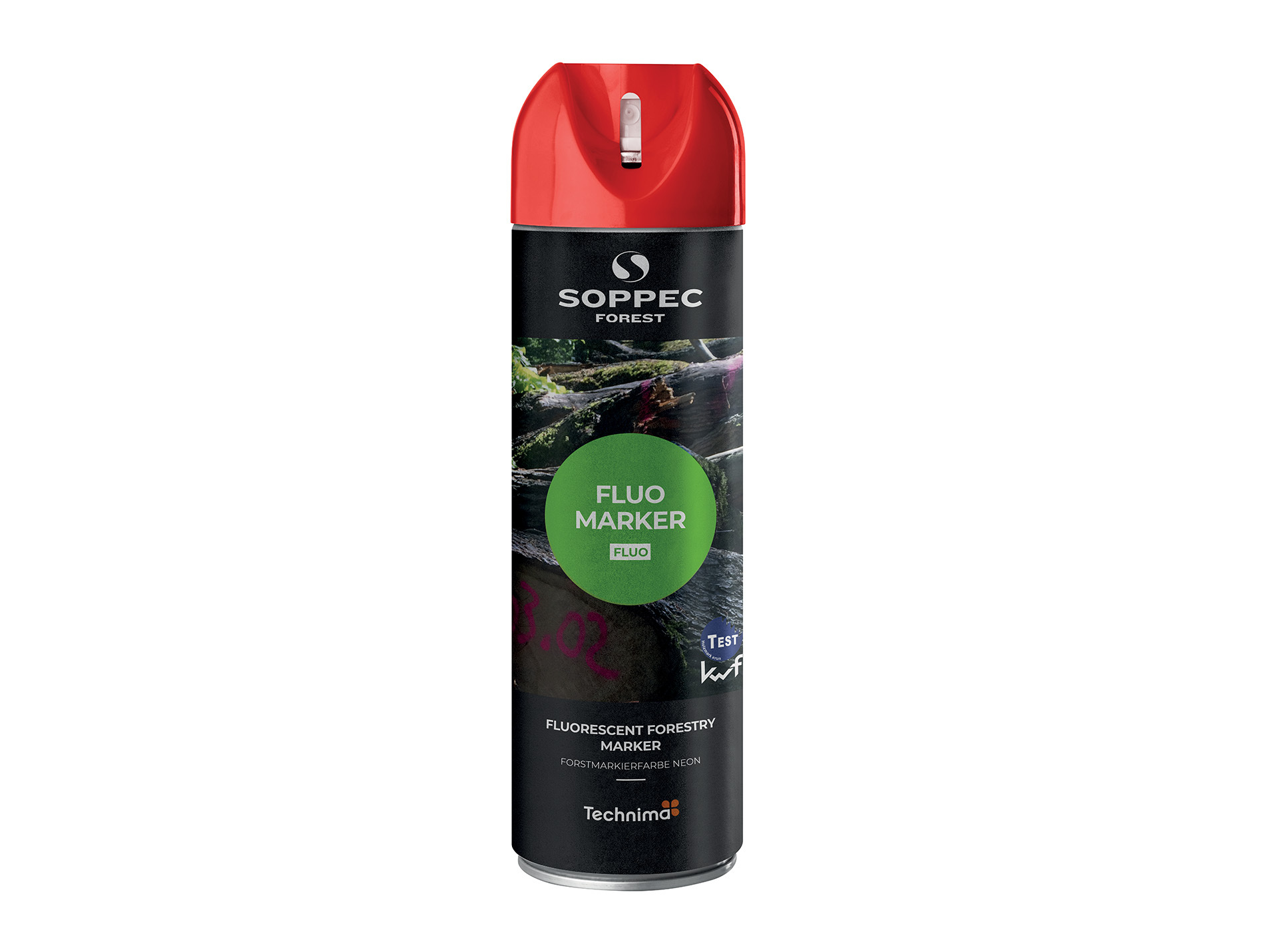 Peinture fluorescente de marquage SOPPEC Rouge Fluo 500ml