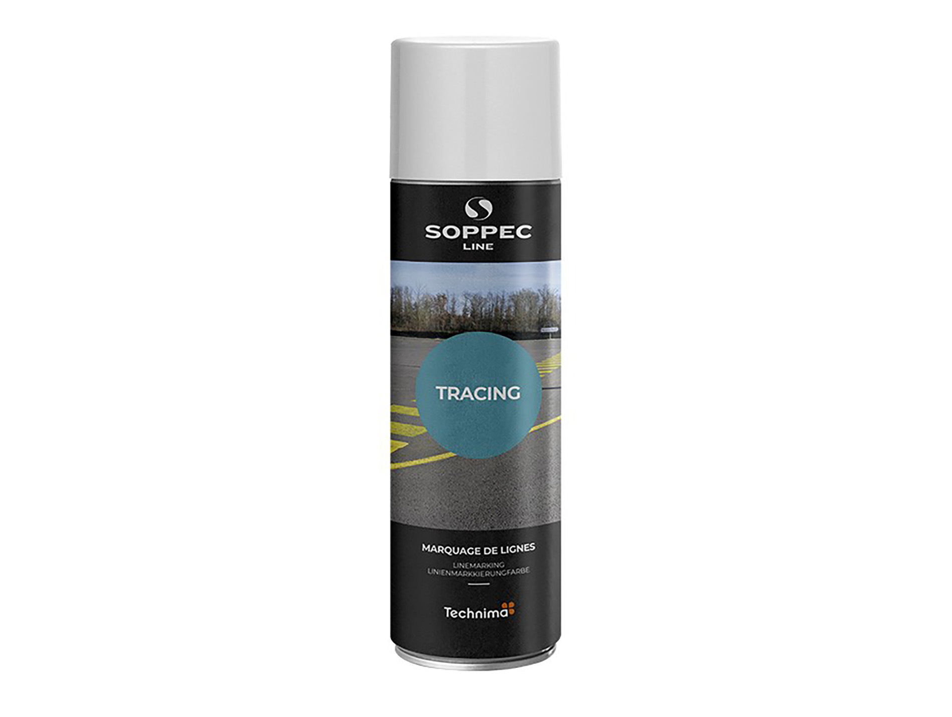Peinture de traçage de lignes SOPPEC Blanc 500ml