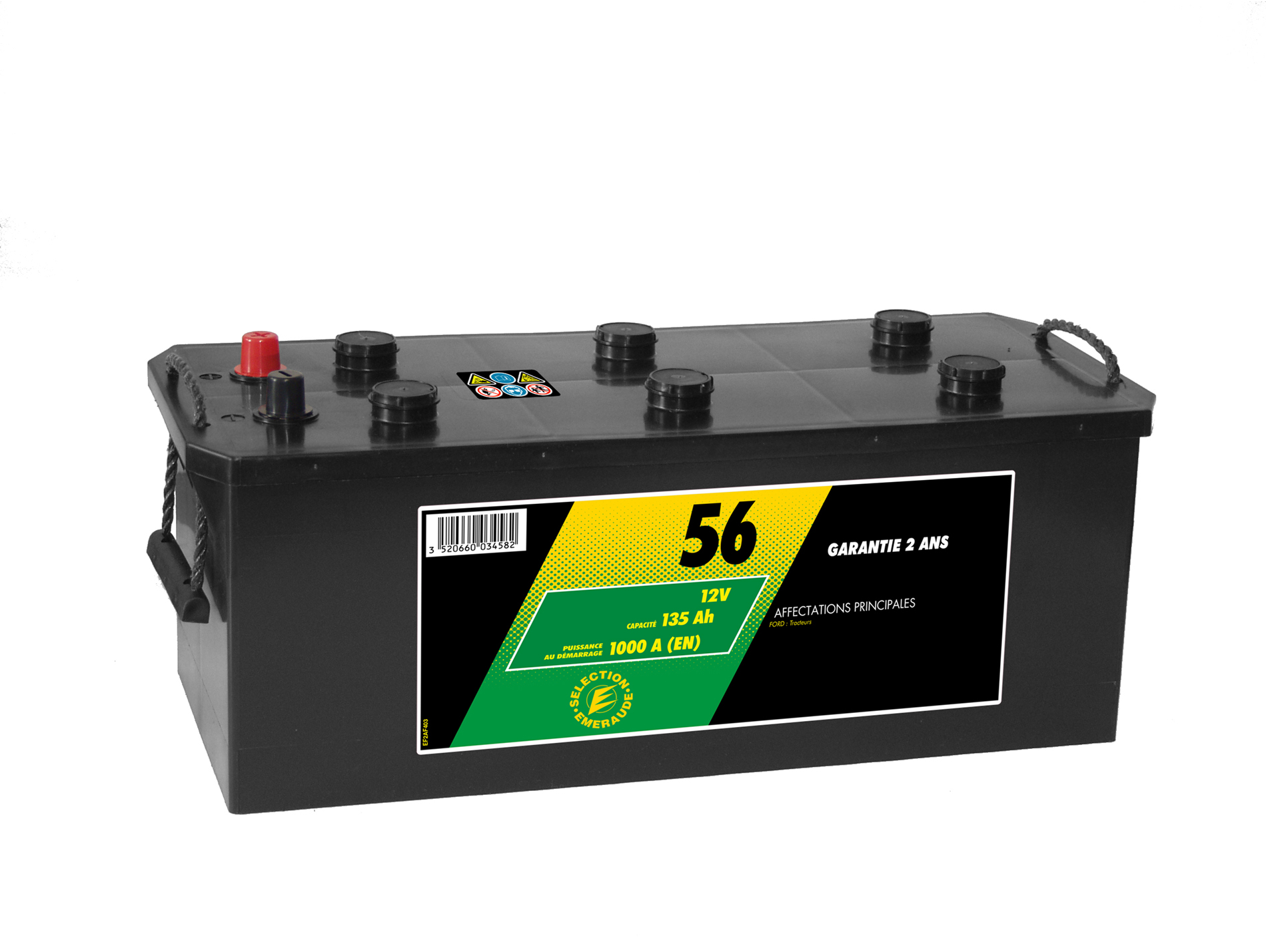 Batterie SELECTION EMERAUDE N°56 12V 135AH 1000A(EN)