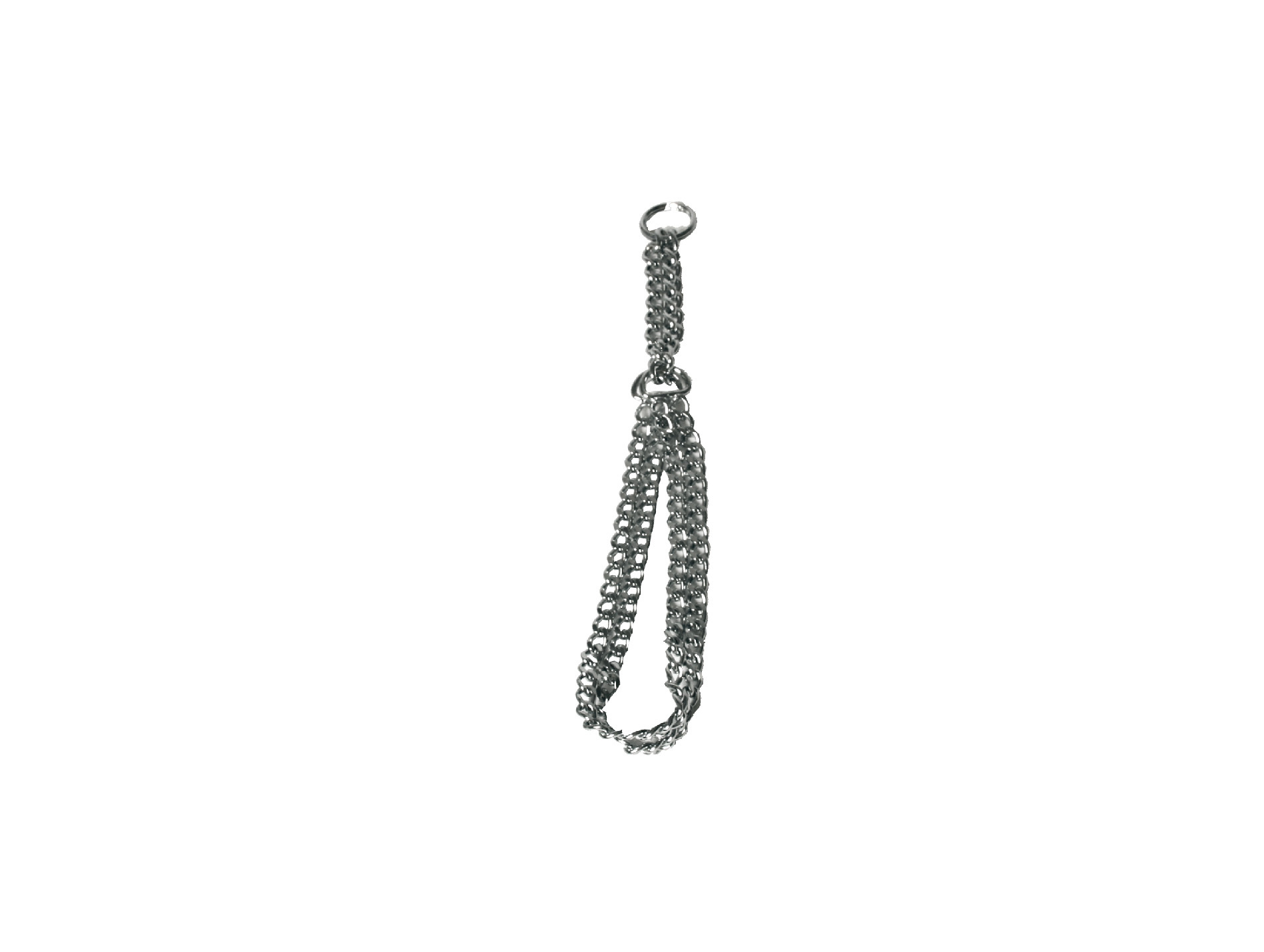 Collier chaîne semi-étrangleur MARTIN SELLIER L.50cm chromé