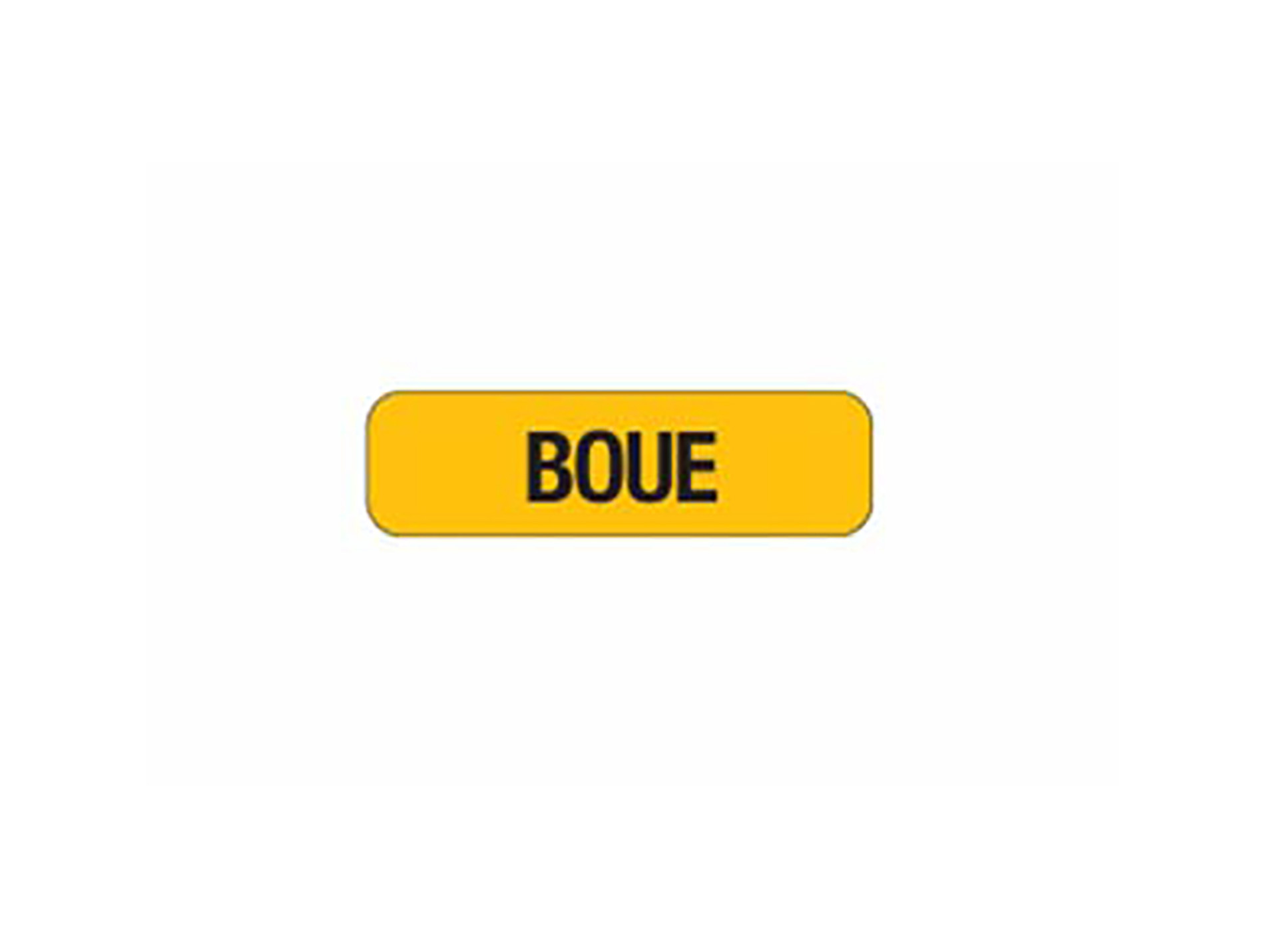Panonceau boue KM9 pour triangle routier