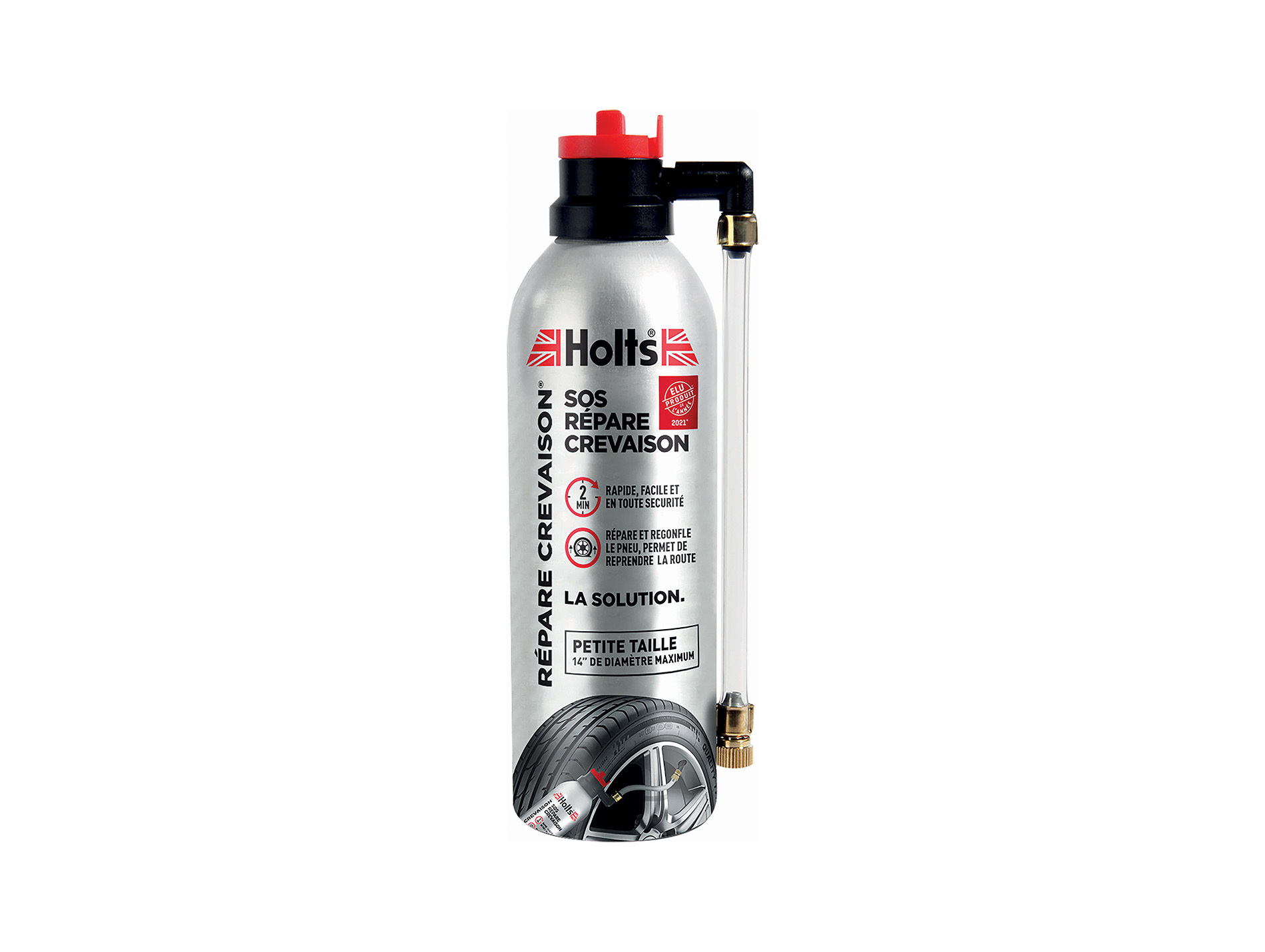 Aérosol regonfle pneus HOLTS contre les crevaisons 300ml