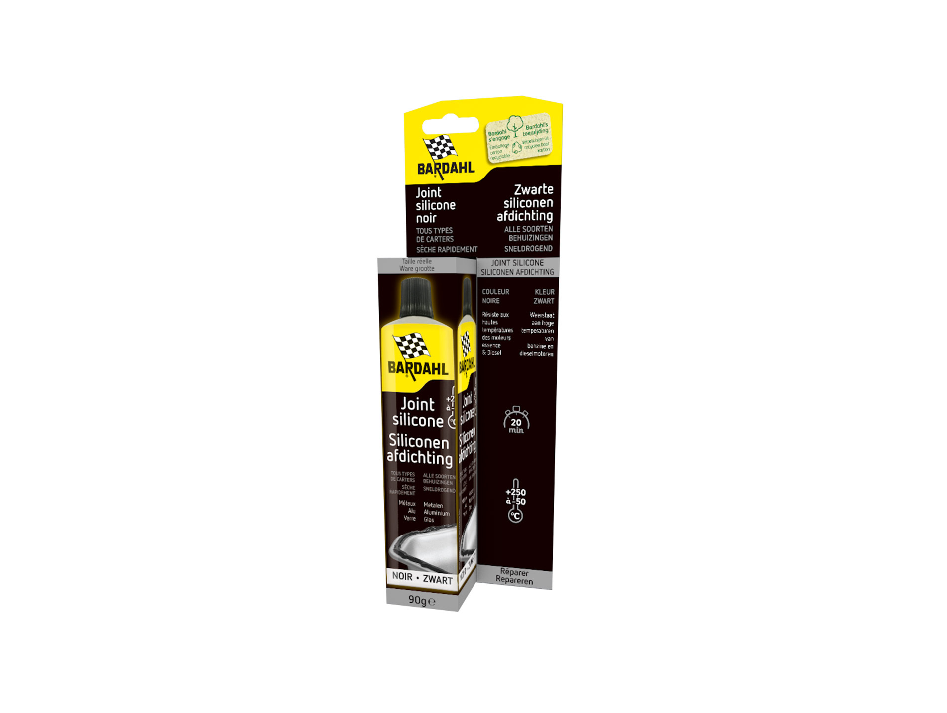 Joint silicone BARDAHL noir 9g