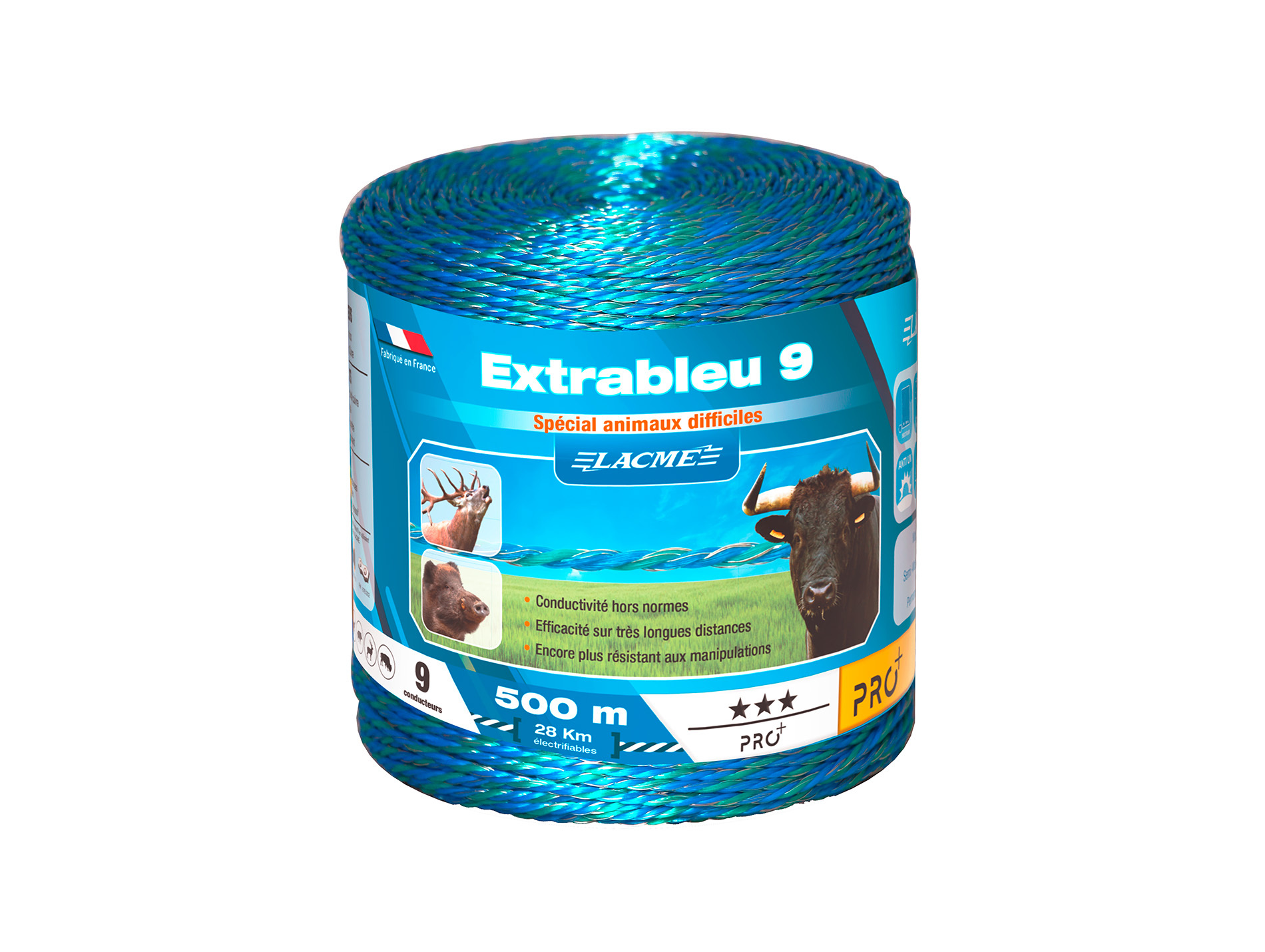 Fil ExtraBleu LACME 9 conducteurs L.500m