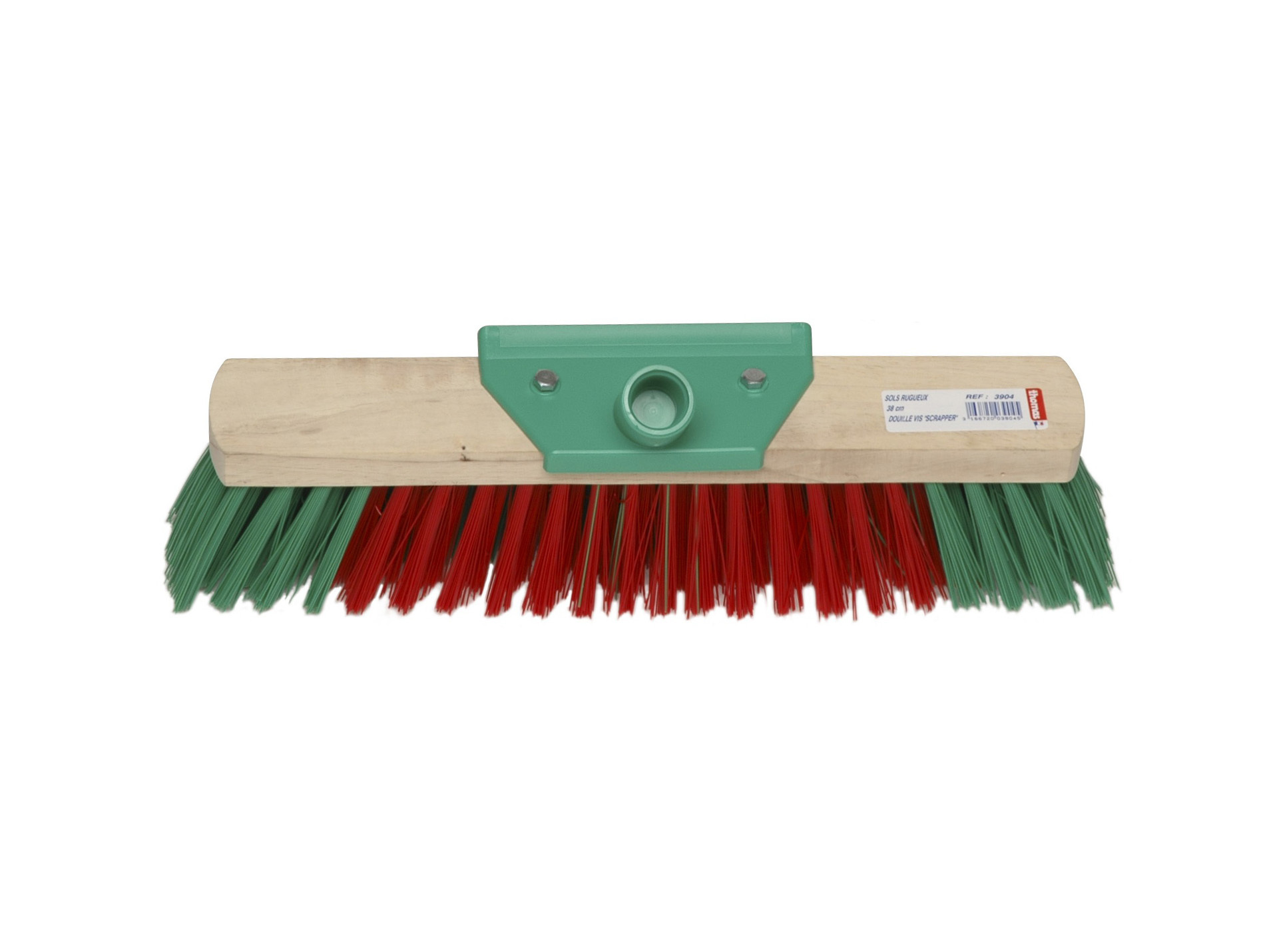 Balai fibre dure bois Scraper 38 cm
