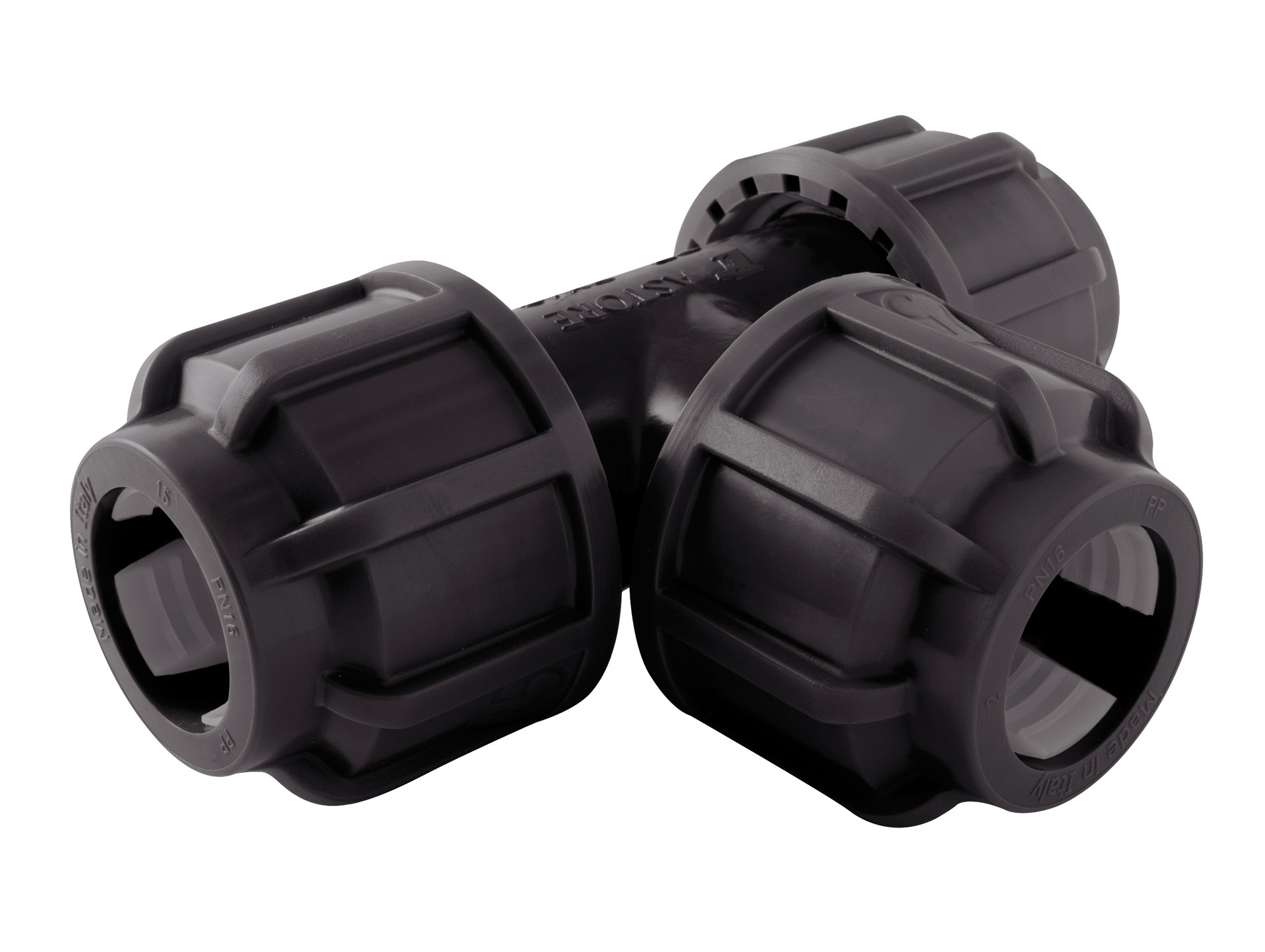 Té égal PP pour tube PE D25