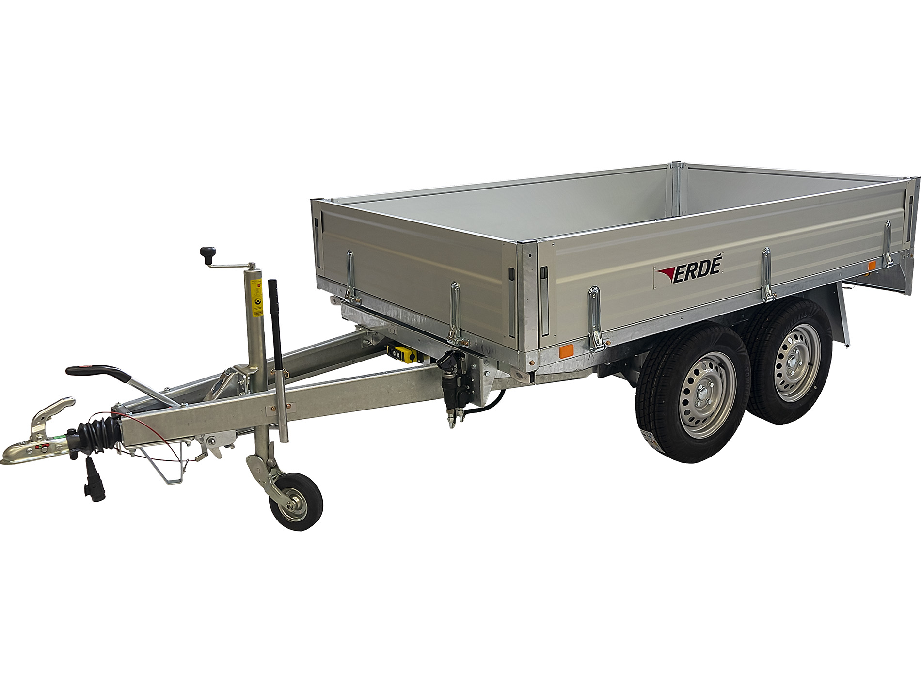 Remorque benne ERDE Expert BE 152 PE freinée L.2,51m 2000kg
