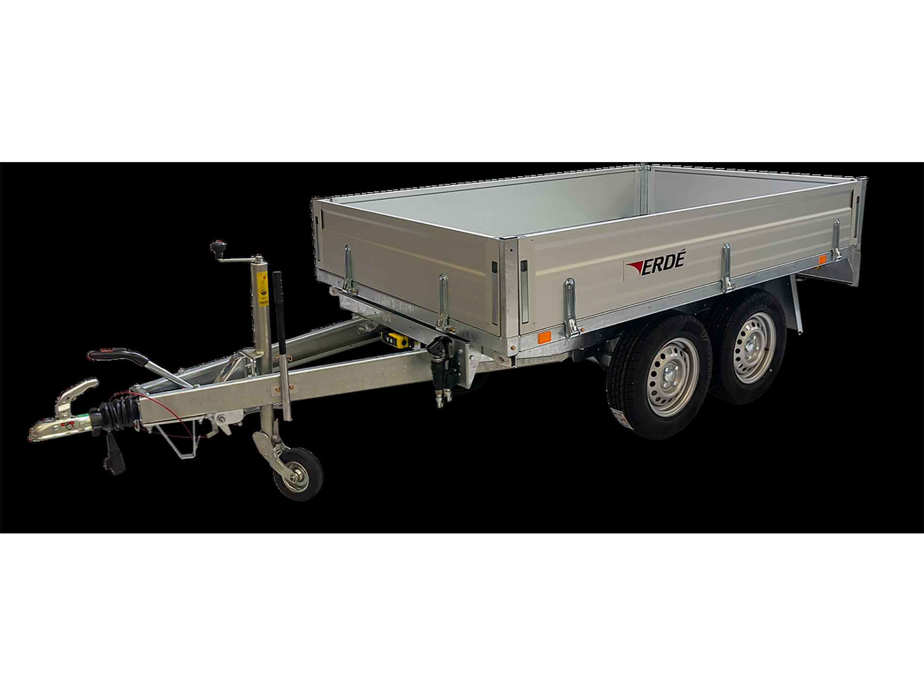 Remorque benne ERDE Expert BE 152 PM freinée L.2,51m 2000kg