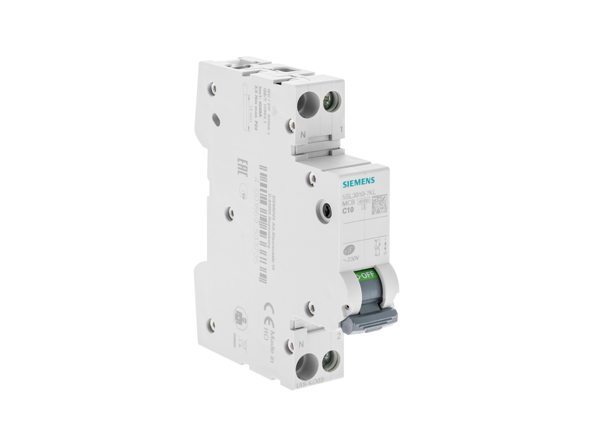 Disjoncteur PH 10A SIEMENS