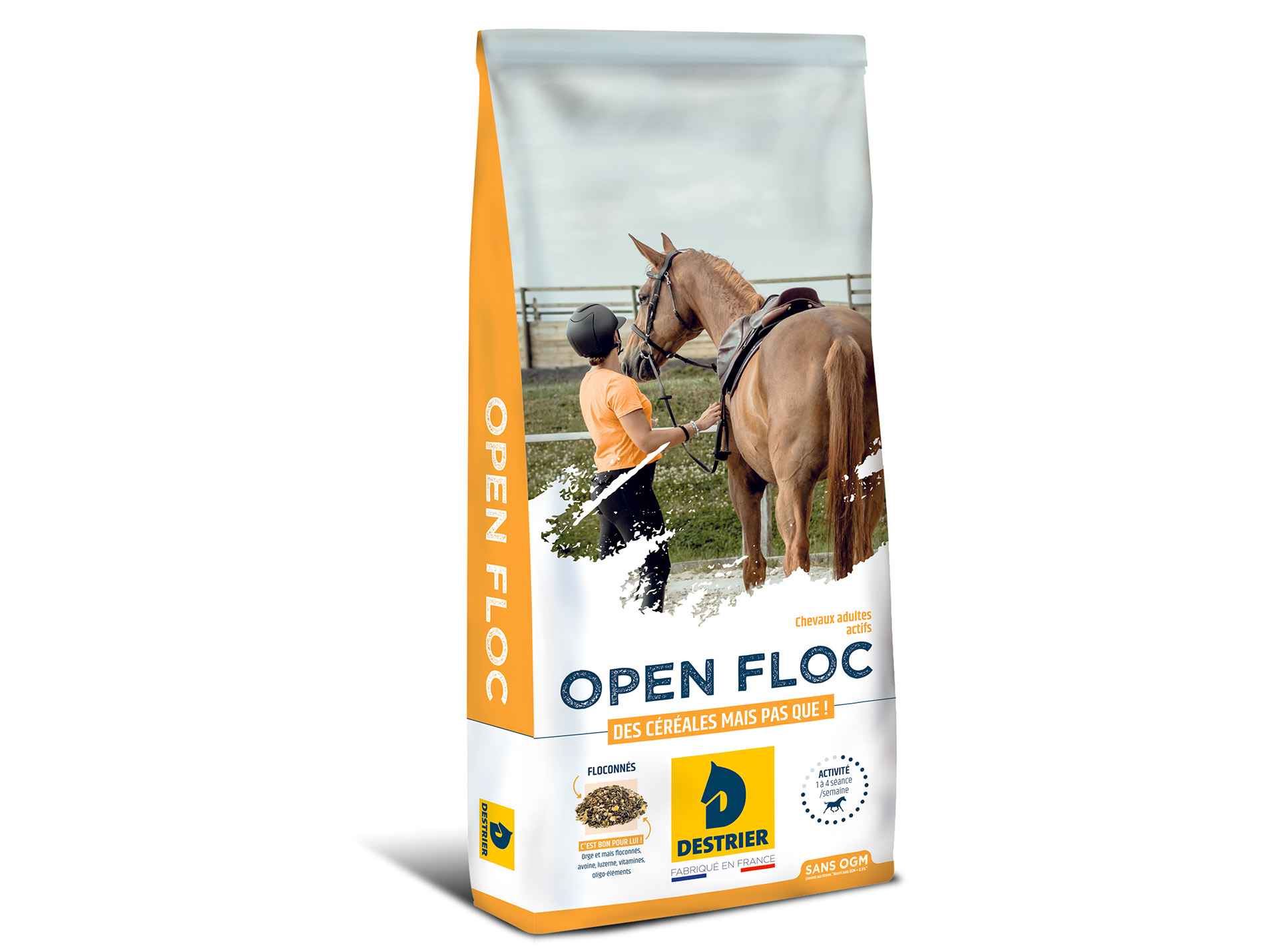 Aliment cheval DESTRIER Open Flocon 20kg