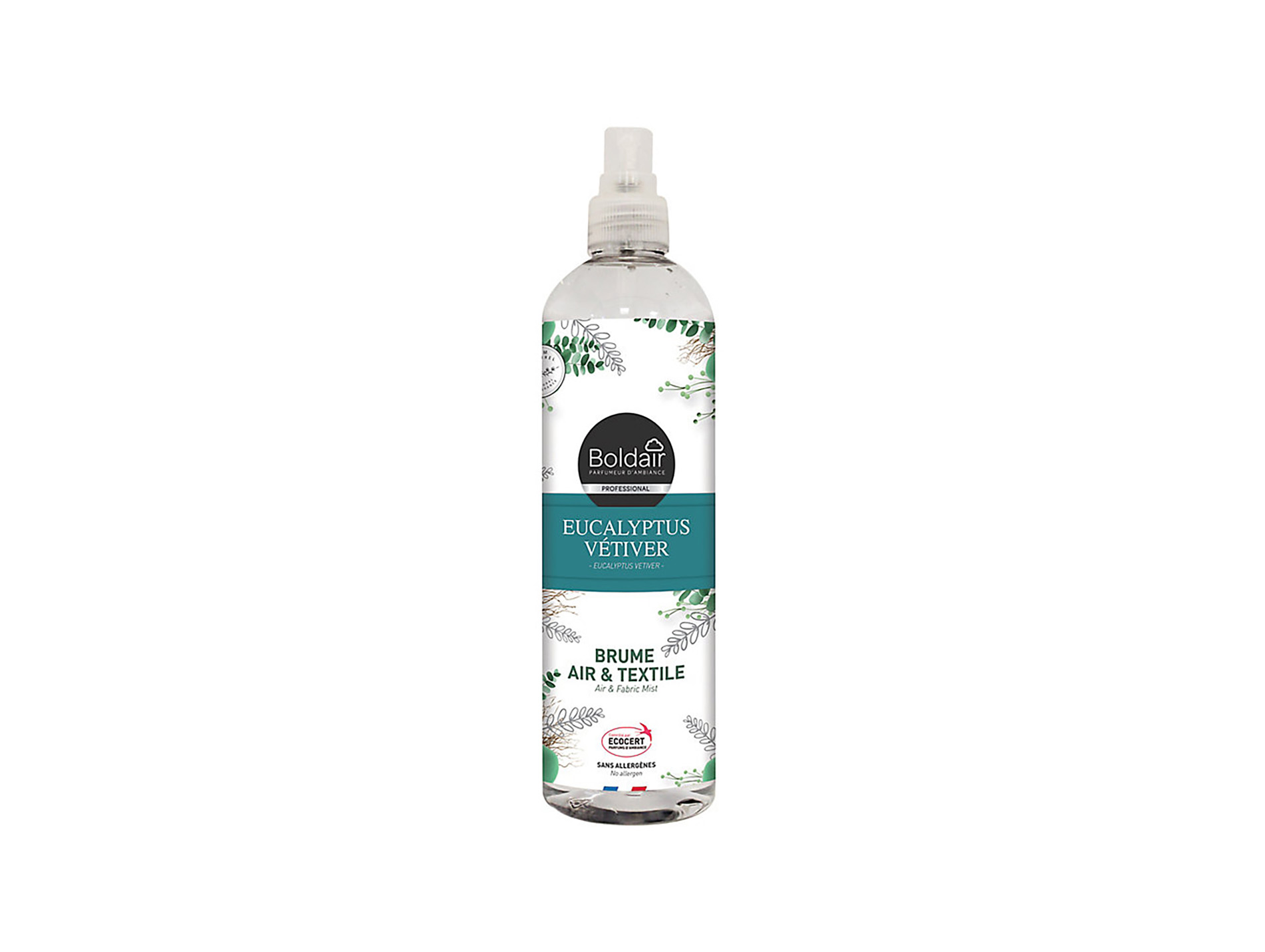 Brume d'air et textile à l'eucalyptus vétiver 400ml