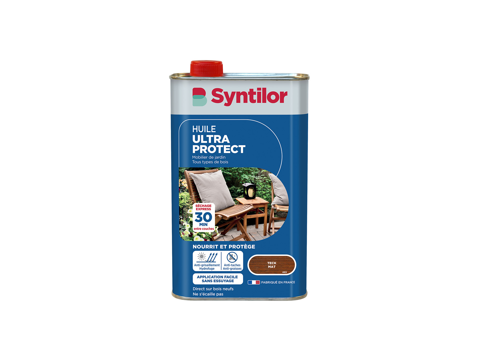 Huile de mobilier Ultra Protect SYNTILOR Teck mat 1L