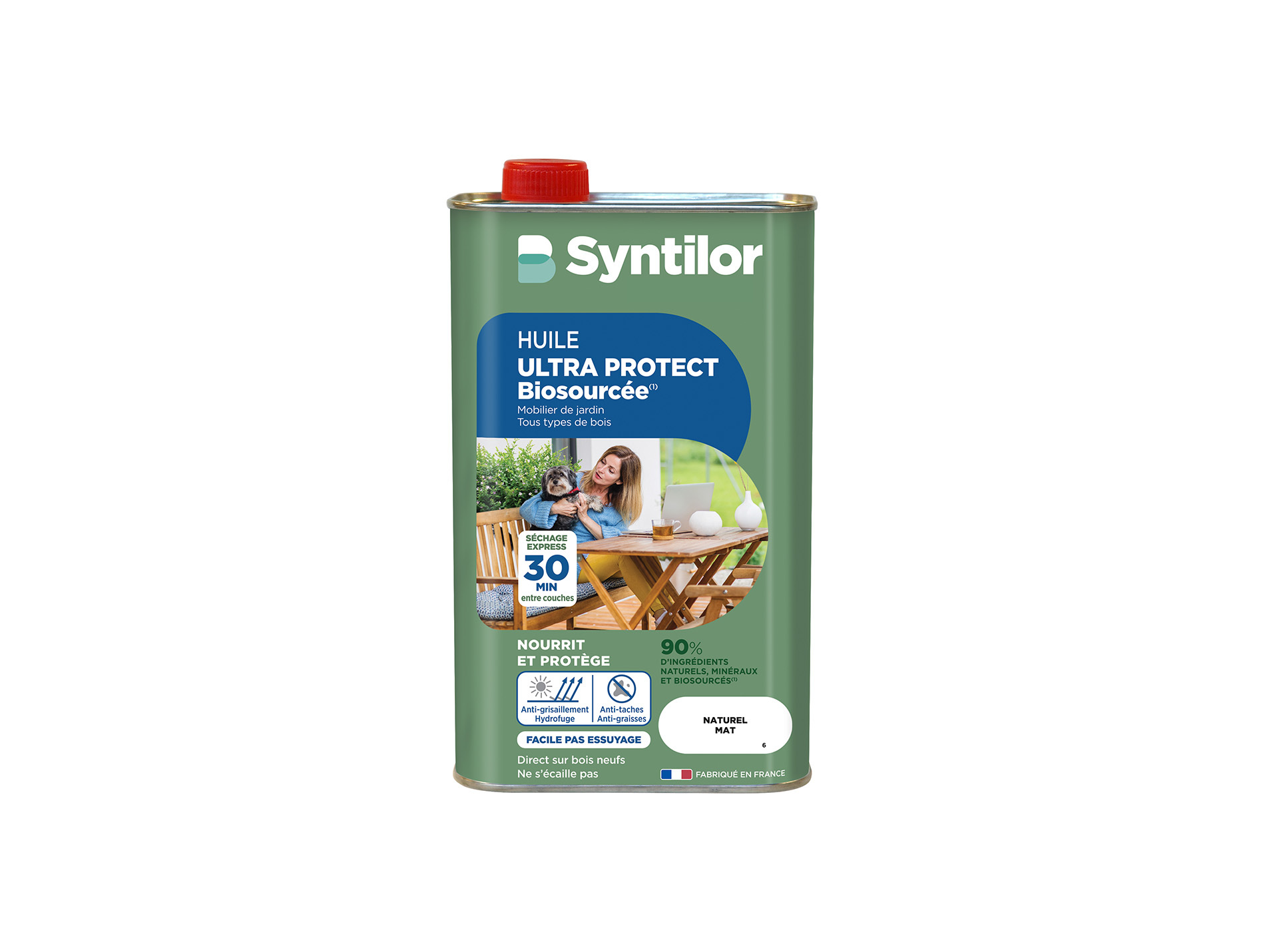 Huile de mobilier Ultra Protect Biosourcée SYNTILOR Incolore 1L