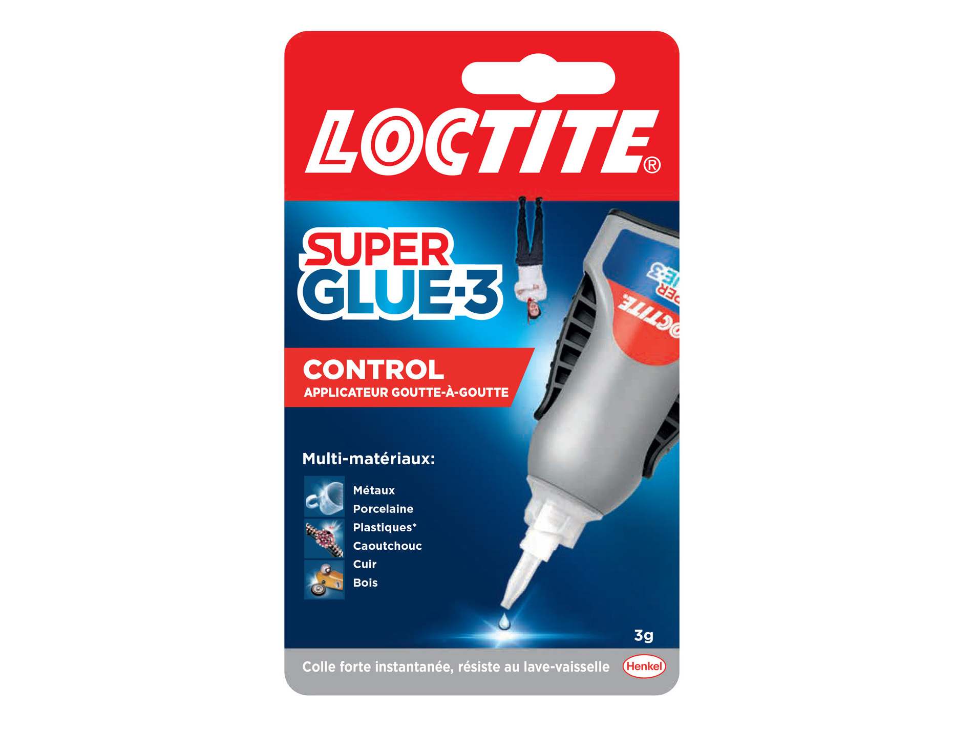 Superglue-3 LOCTITE Liquide control 3g
