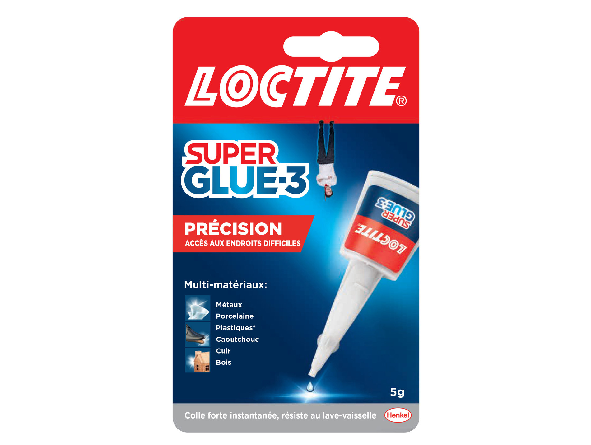 Superglue-3 LOCTITE Précision liquide transparent tube 5g