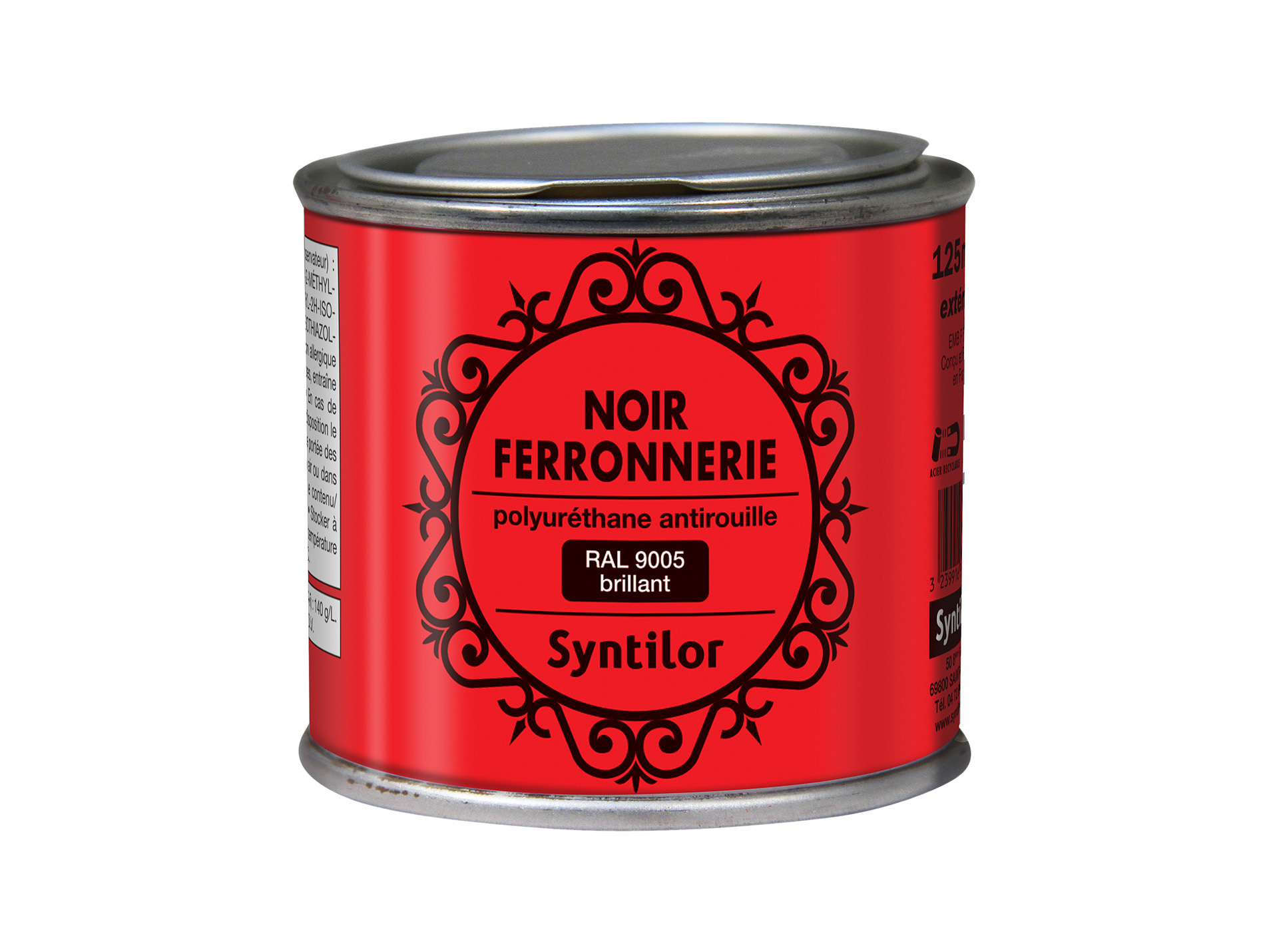 Peinture ferronnerie SYNTILOR Noir Brillant 125ml