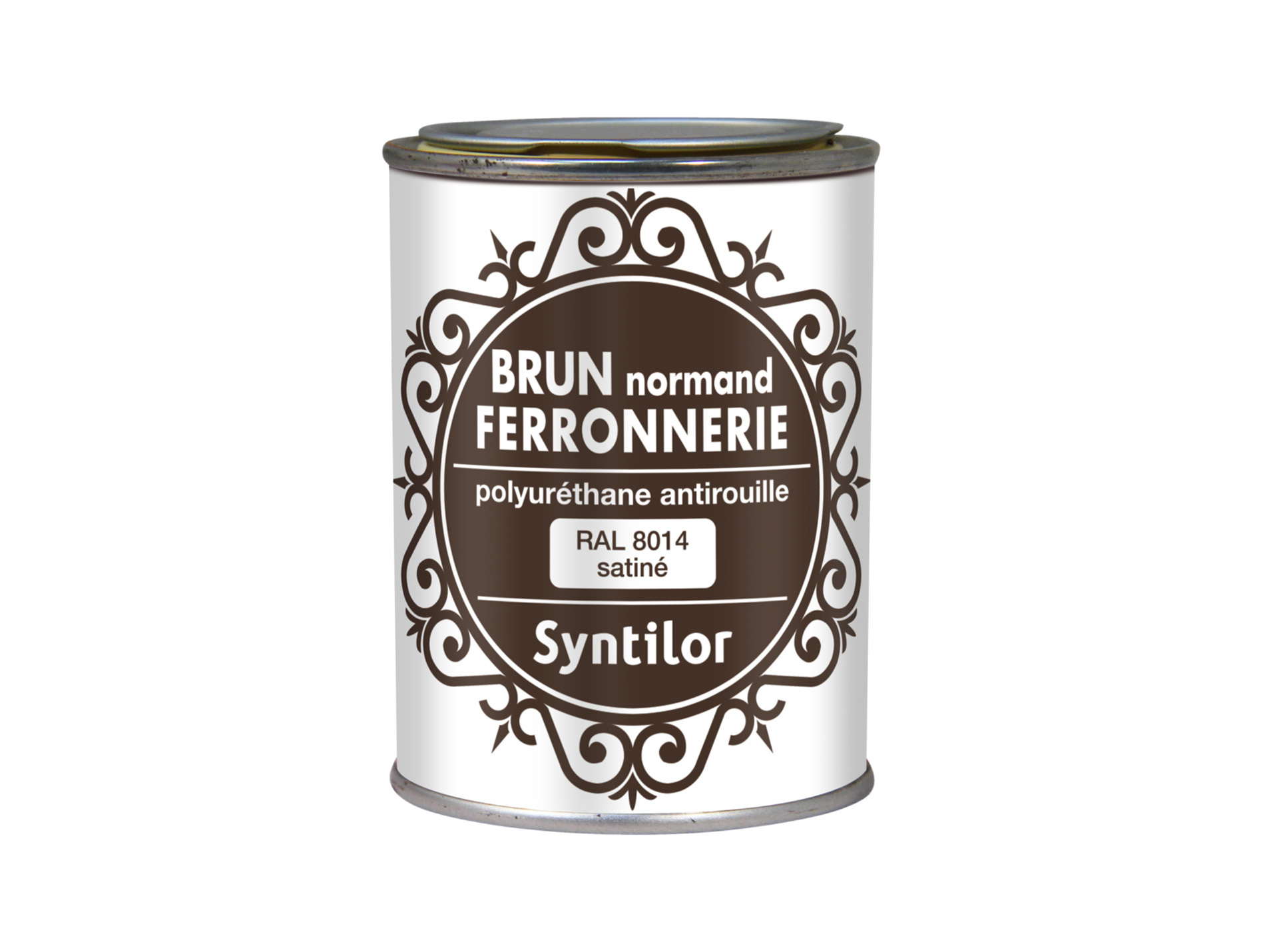 Peinture ferronnerie SYNTILOR brun satiné 250ml