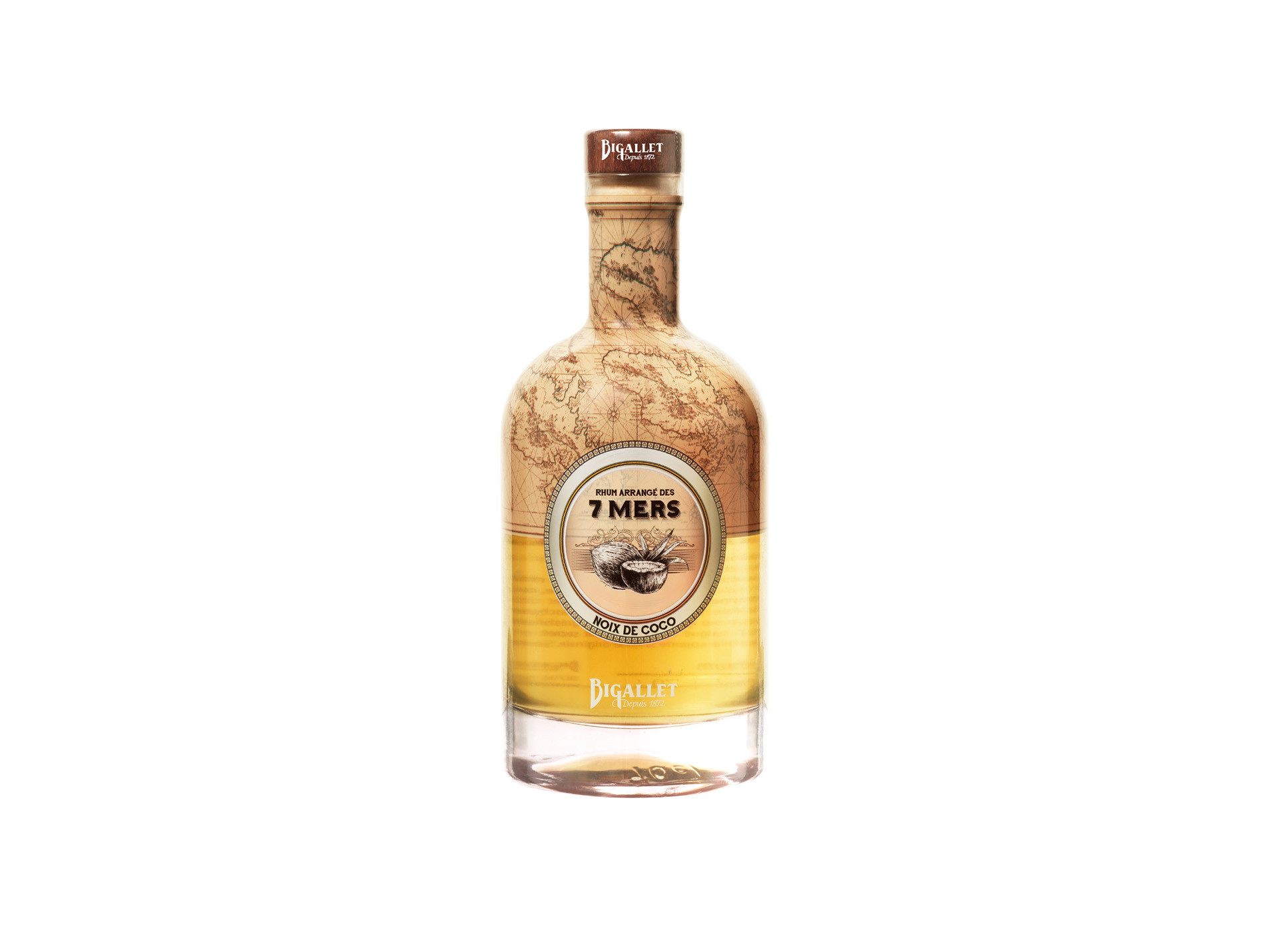 Rhum arrangé BIGALLET Banane 70cl