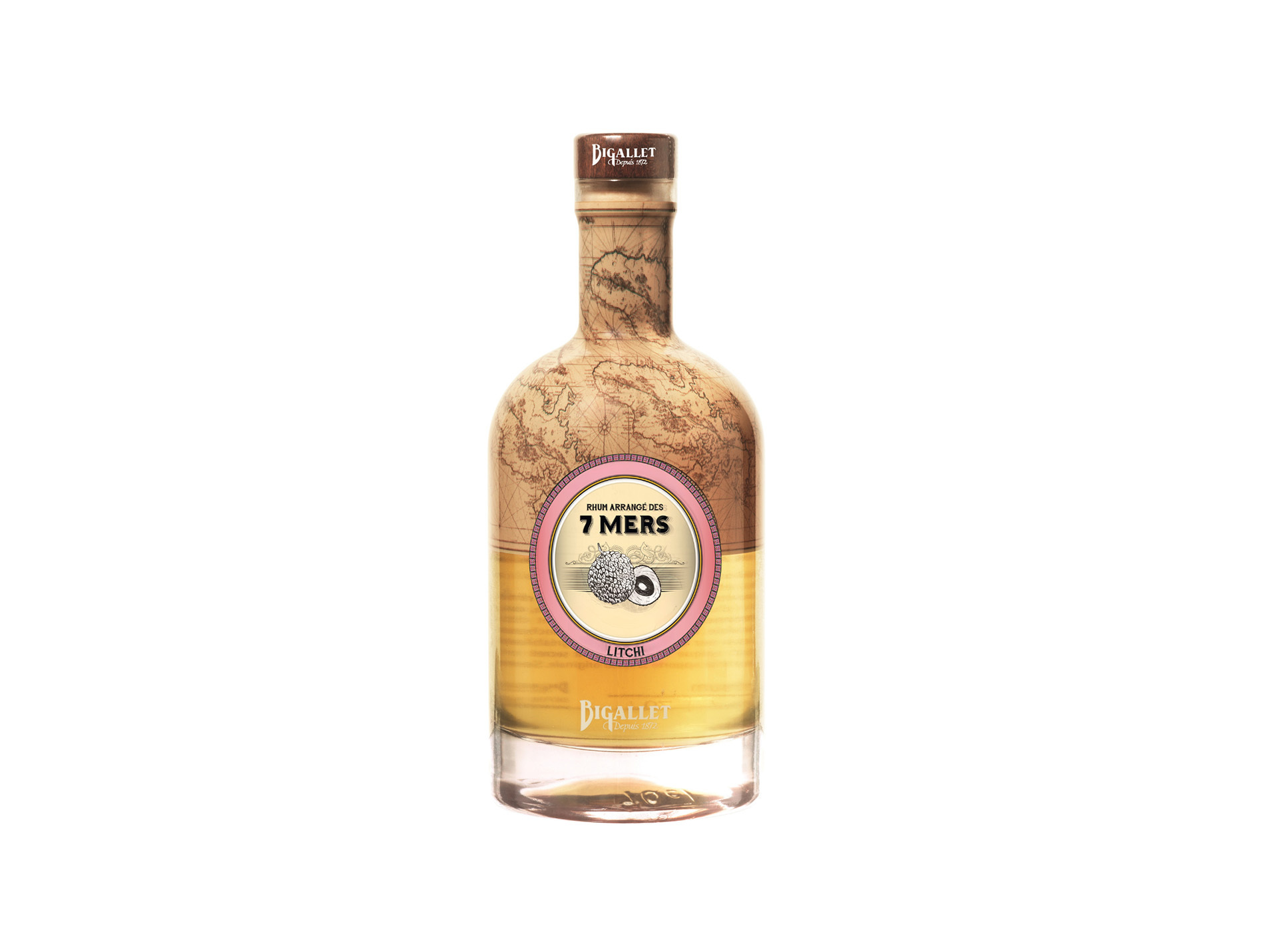 Rhum arrangé BIGALLET Litchi 70cl