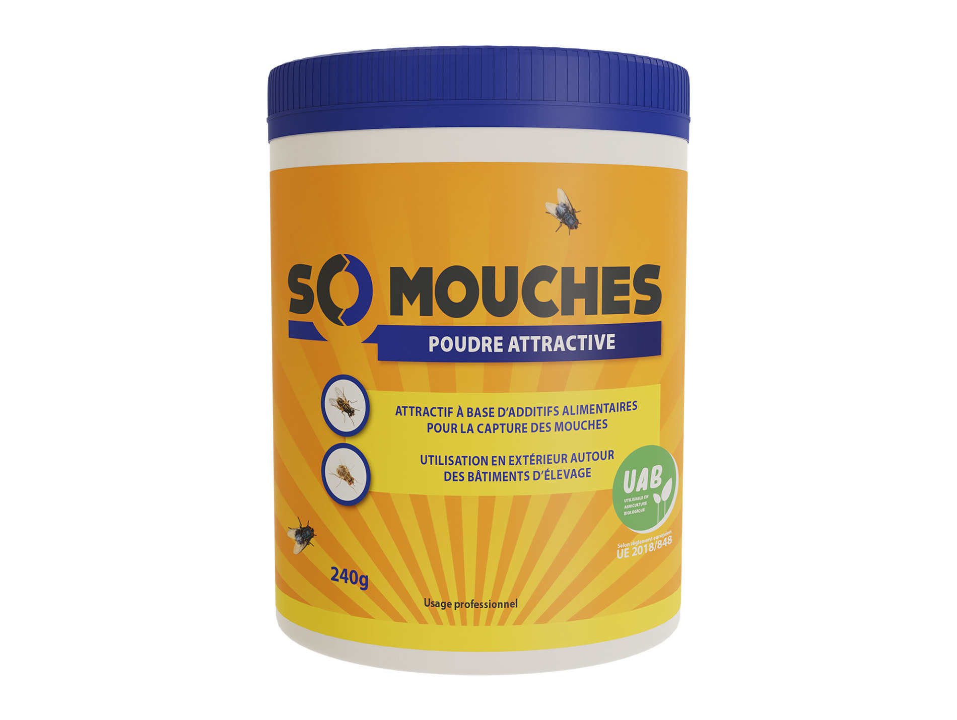 Poudre attractive attrape-mouches GAMME O 240g