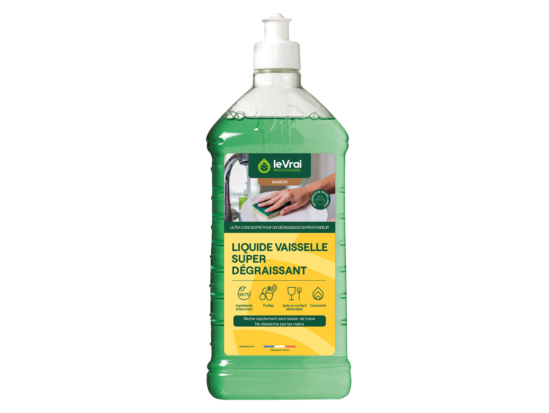 Liquide vaisselle LE VRAI 1L