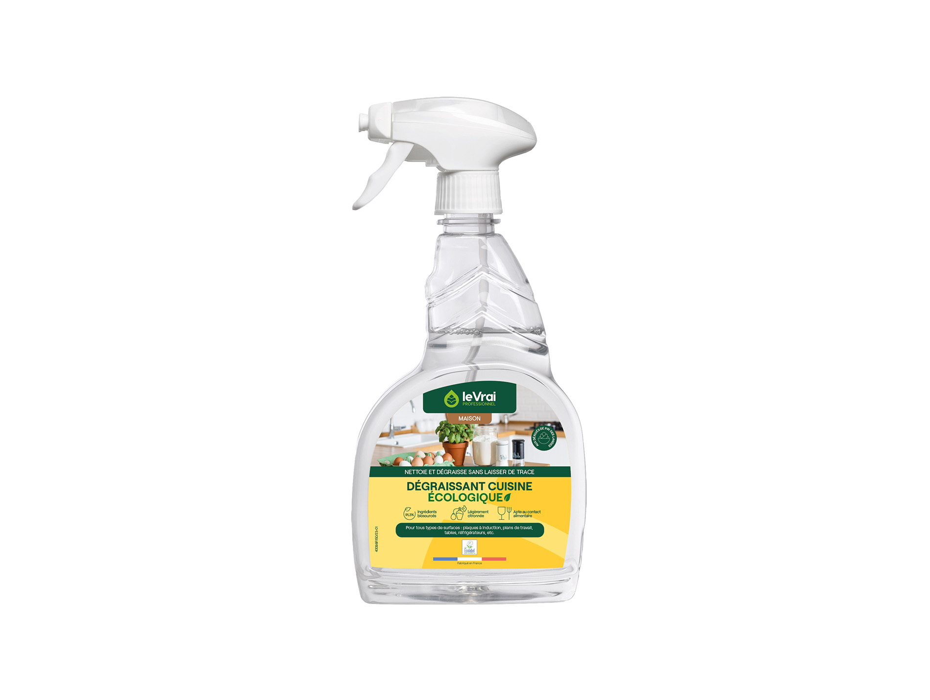 Dégraissant écologique LE VRAI cuisine 750ml