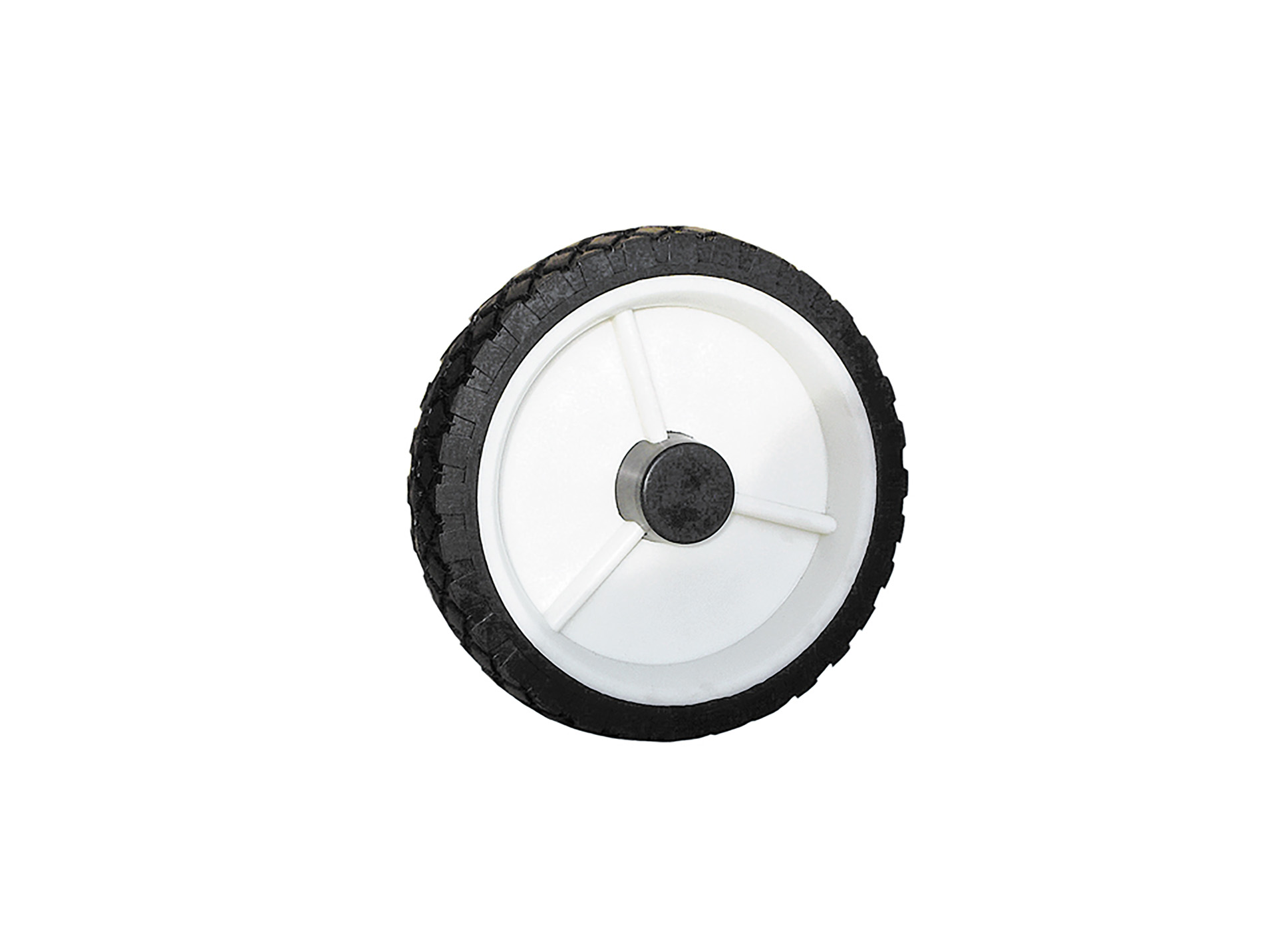 Roue de tondeuse NORAIL 150mm axe 12mm moyeu 36mm