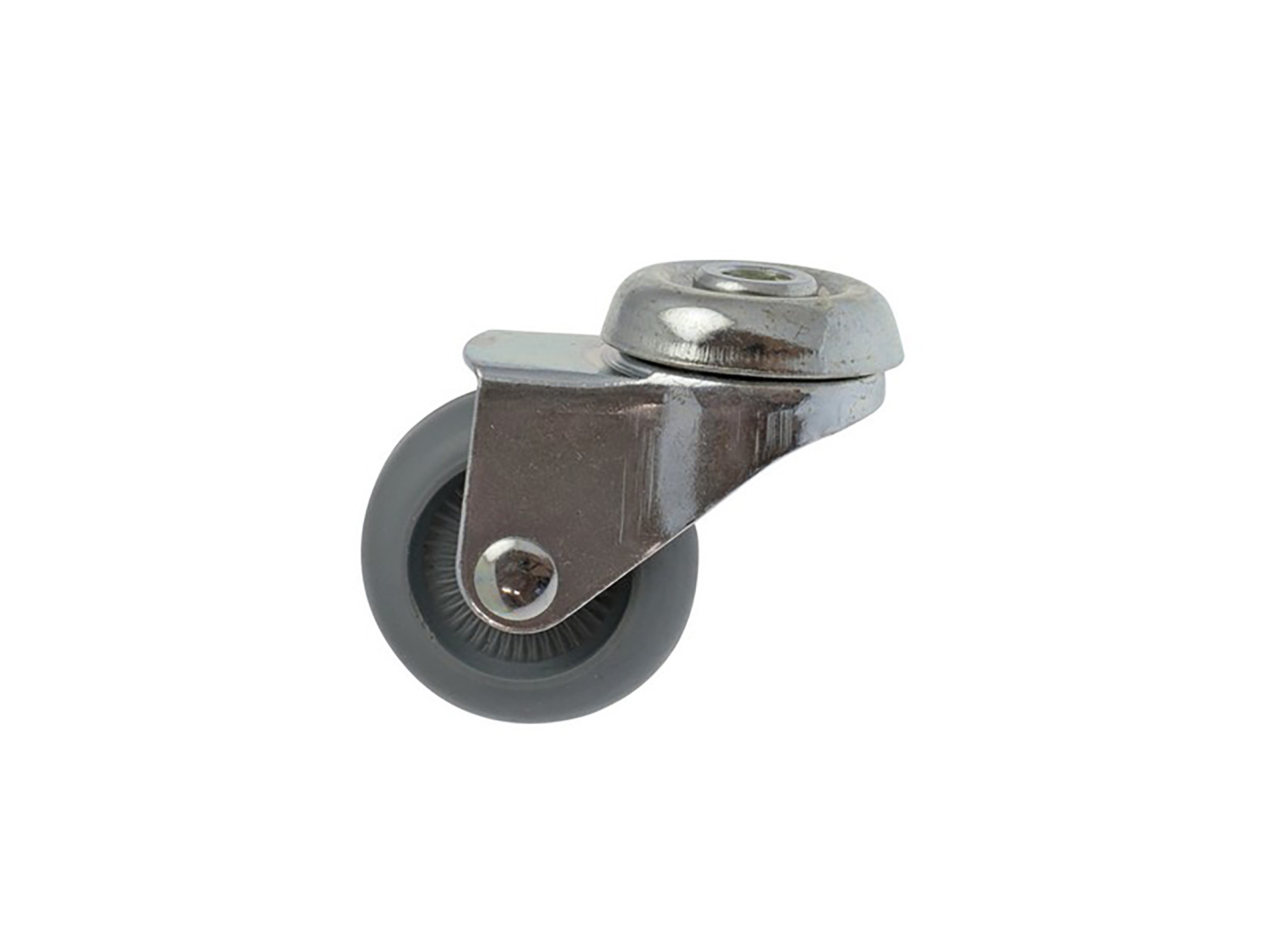 Roulette à œil NORAIL pivotante grise 32mm lot de 4