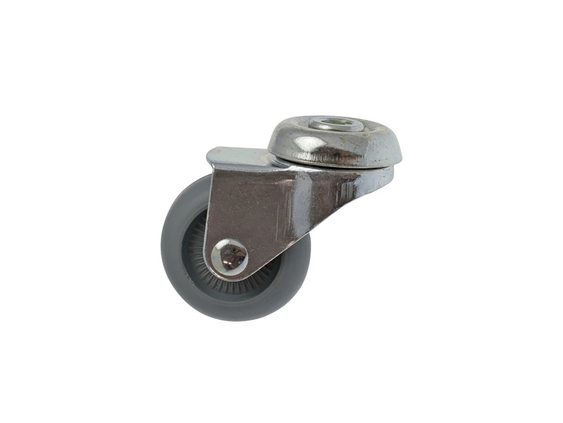 Roulette à œil NORAIL pivotante grise 42mm lot de 4