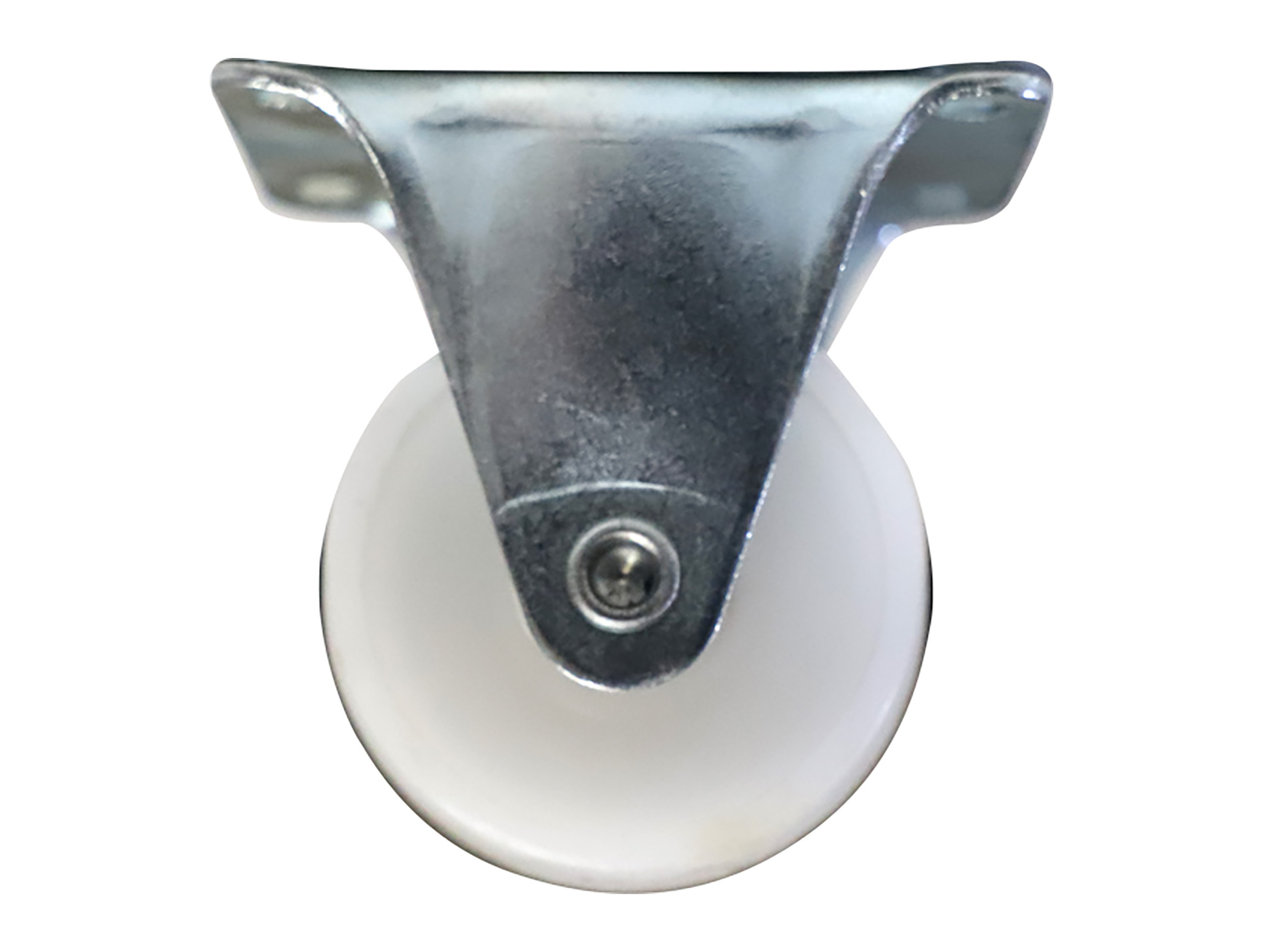 Roulette NORAIL fixe polypropylène blanc 80mm charge 80kg