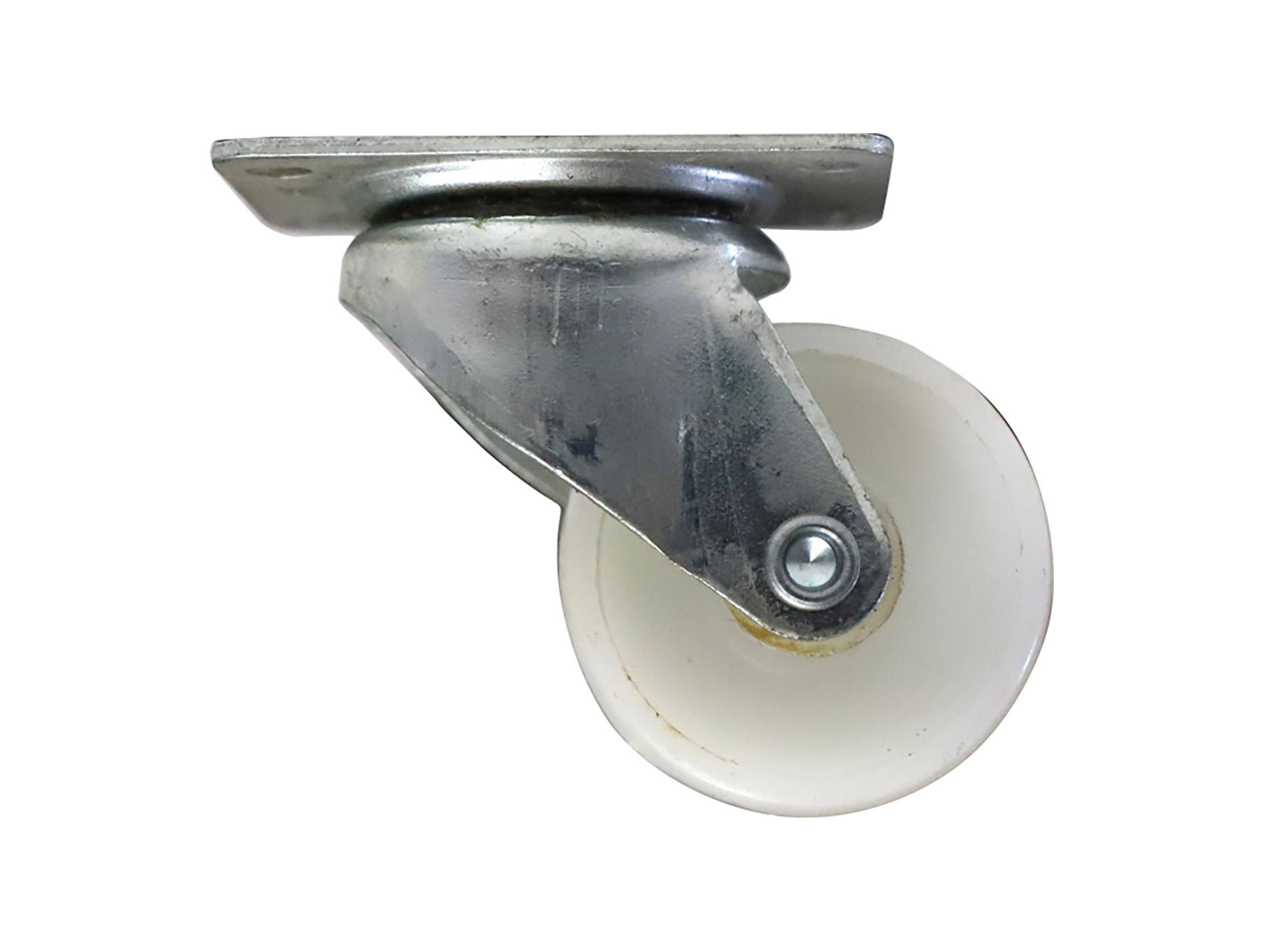 Roulette NORAIL pivotante polypropylène blanc 65mm lot de 4