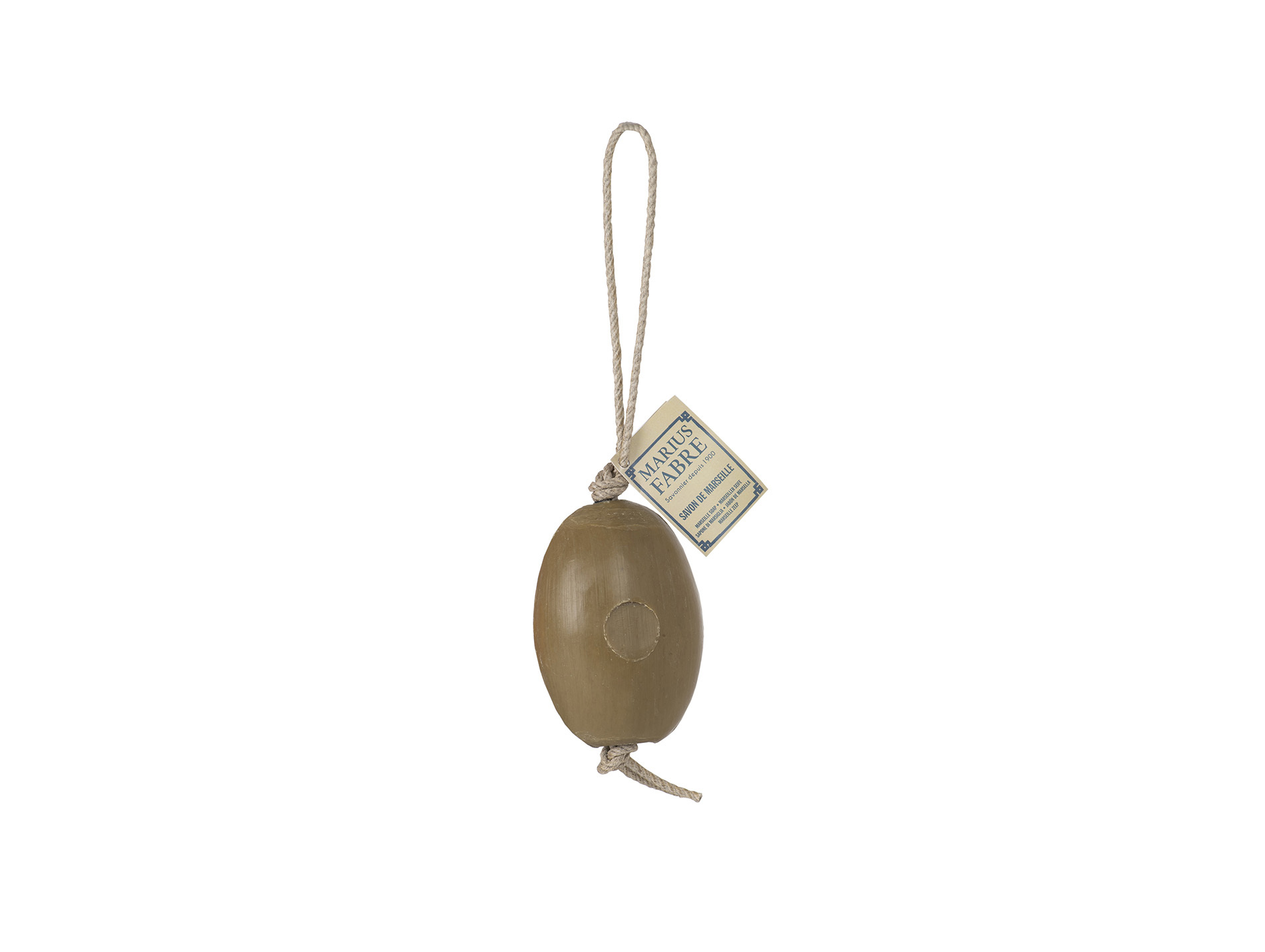 Savon de Marseille MARIUS FABRE à l'huile d'olive + corde 290g