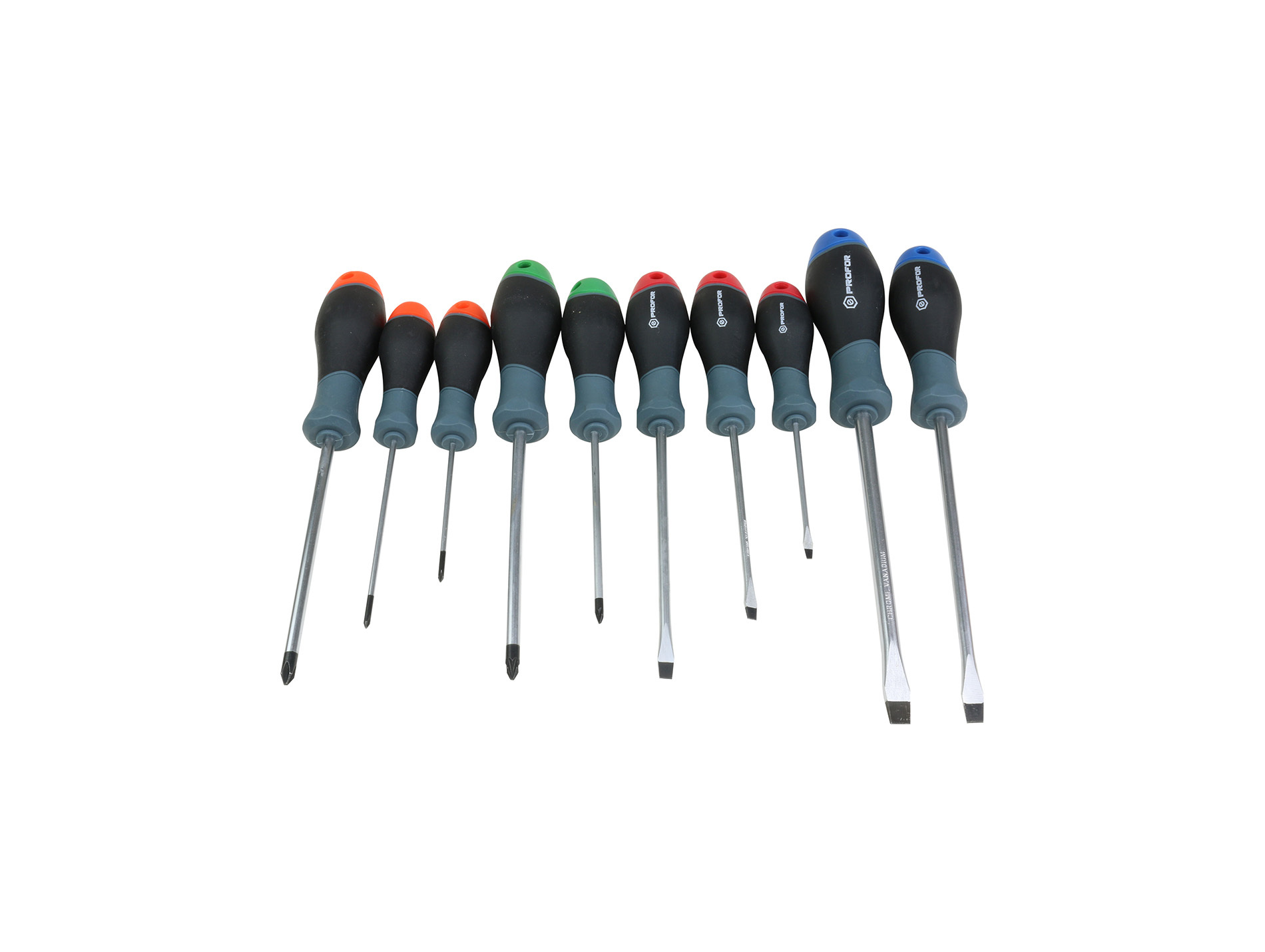Jeu de 10 tournevis PROFOR