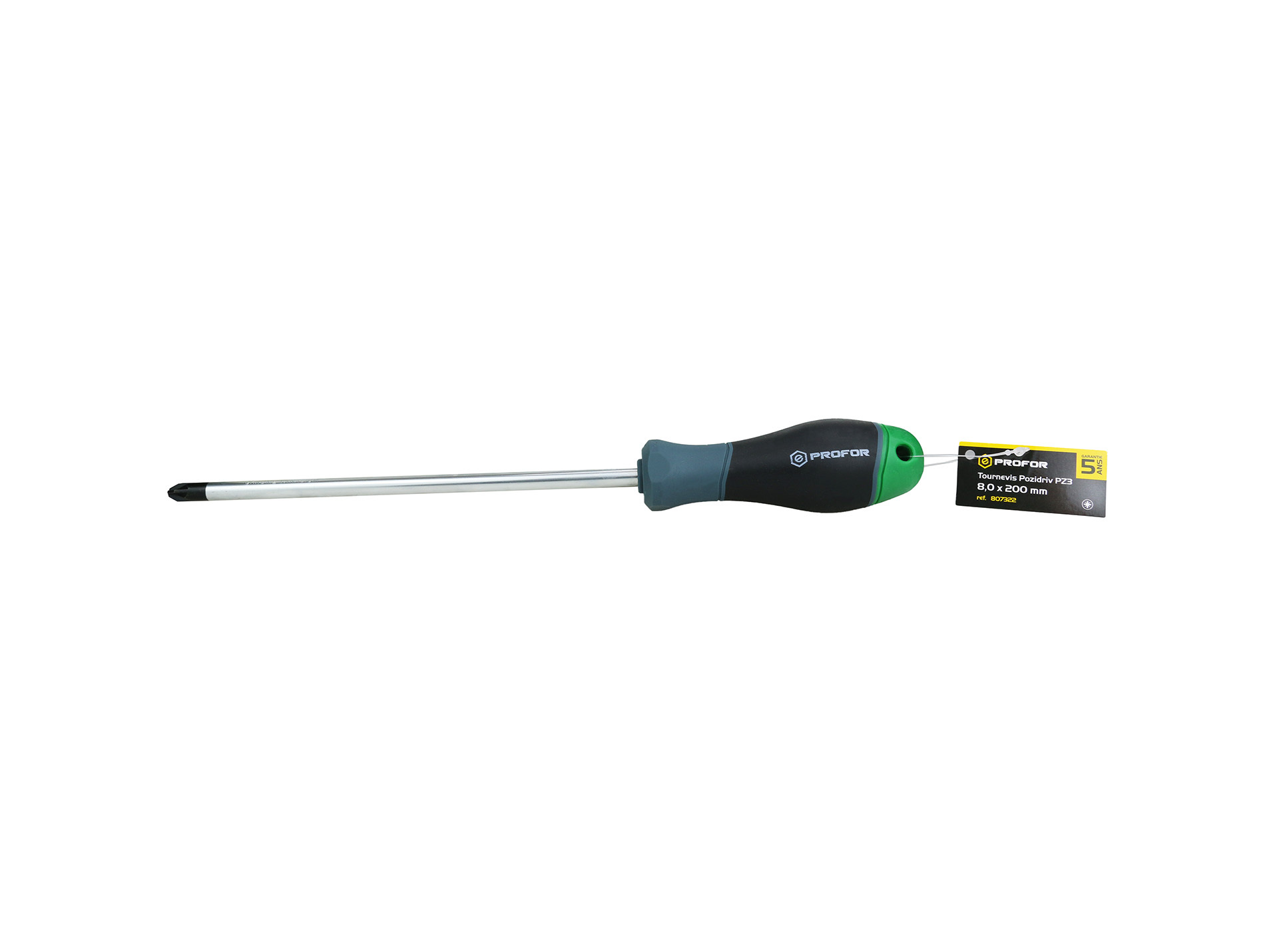 Tournevis Pozidriv PROFOR PZ3 8-0 x 200 mm