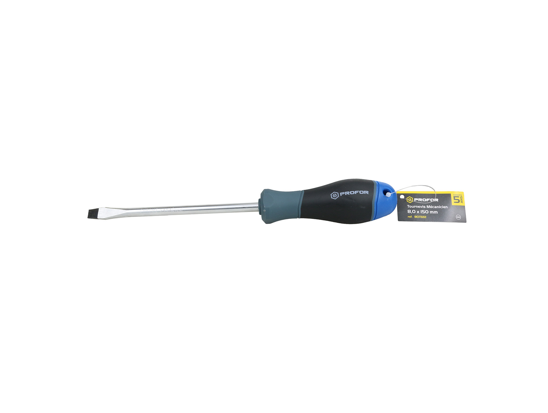 Tournevis mécanicien fente 8,0 x 150 mm