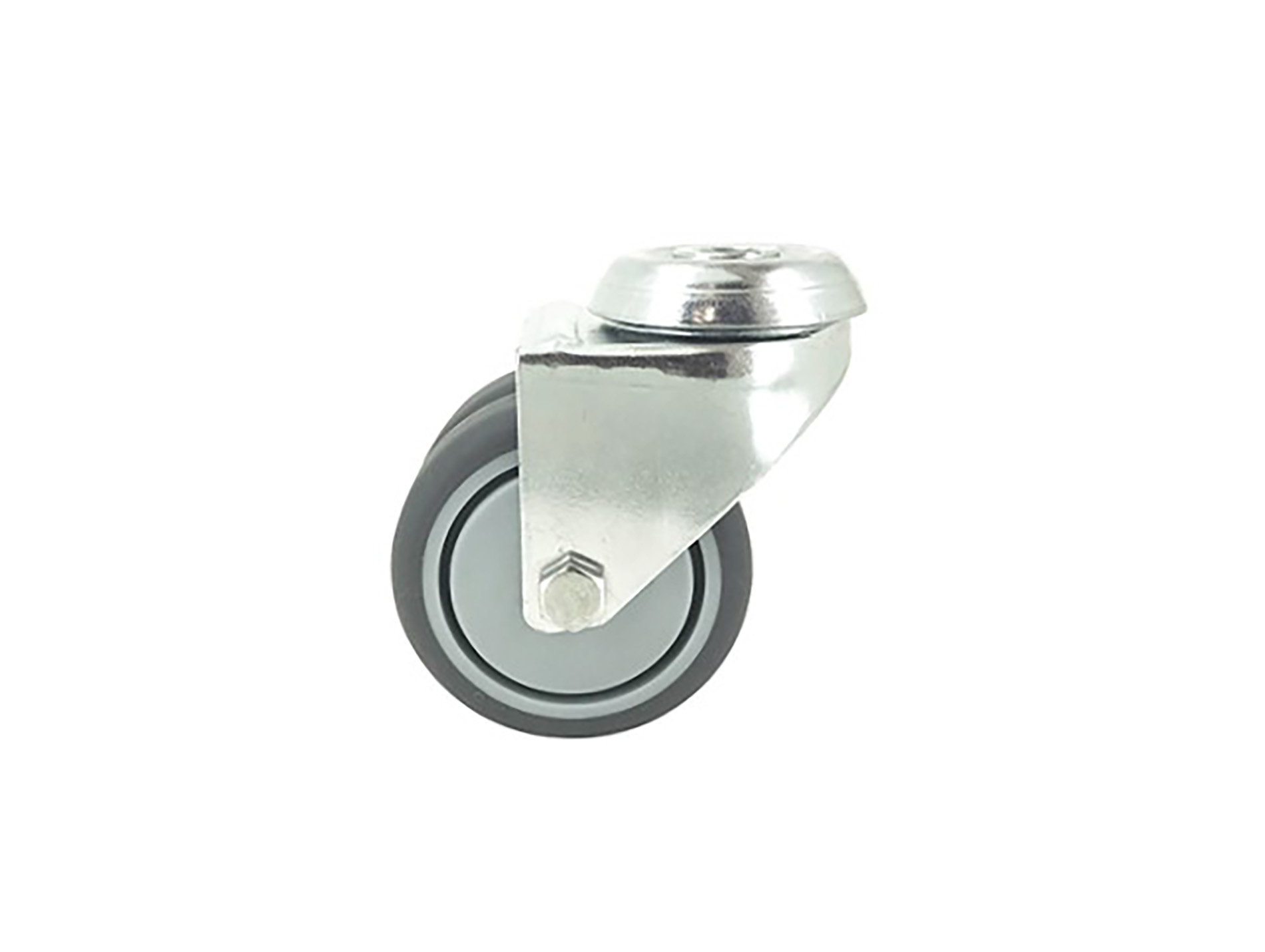Roulette CAUJOLLE à œil double galet 75mm