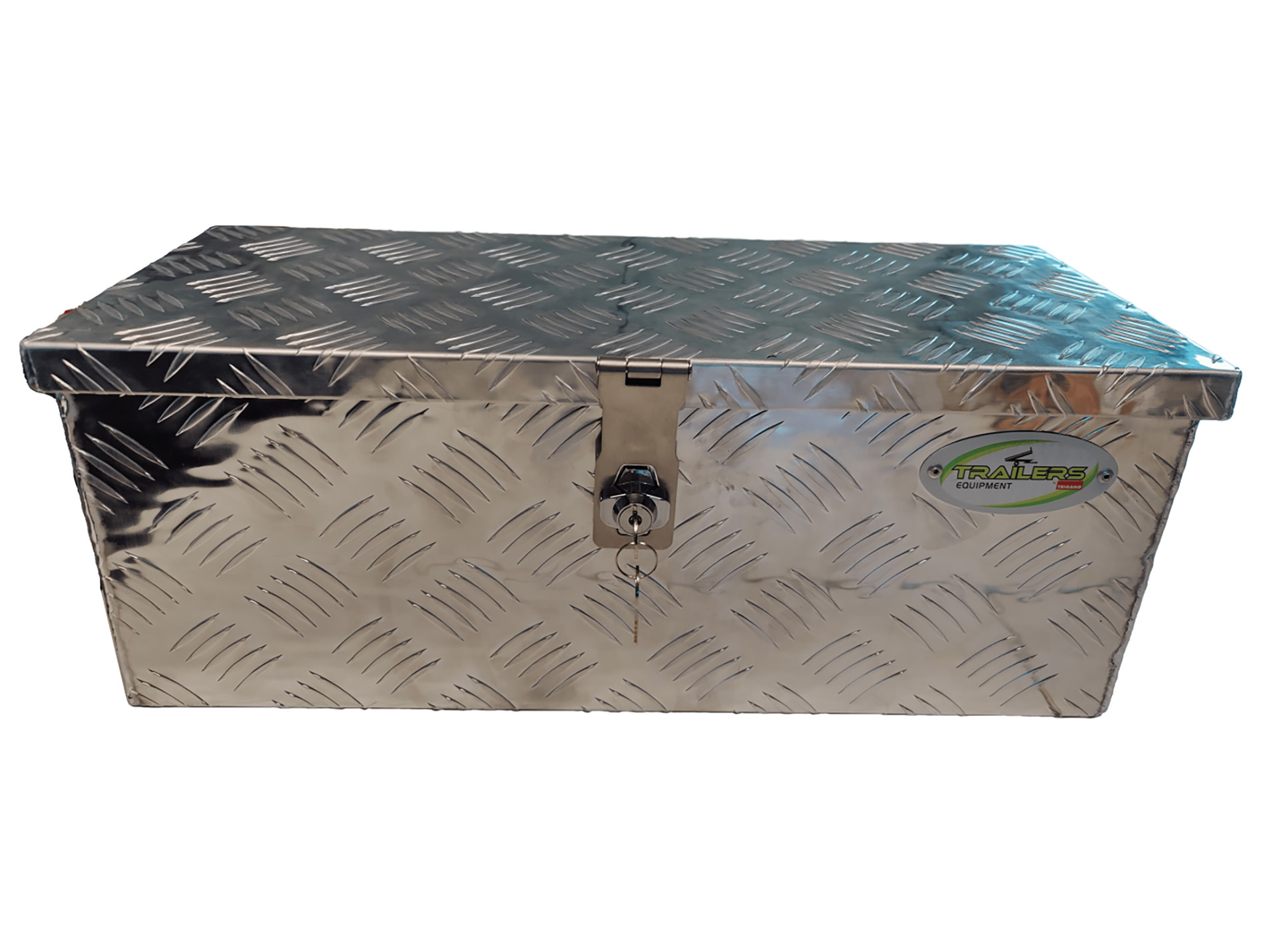 Malle de rangement aluminium 57.5x24.5x22cm