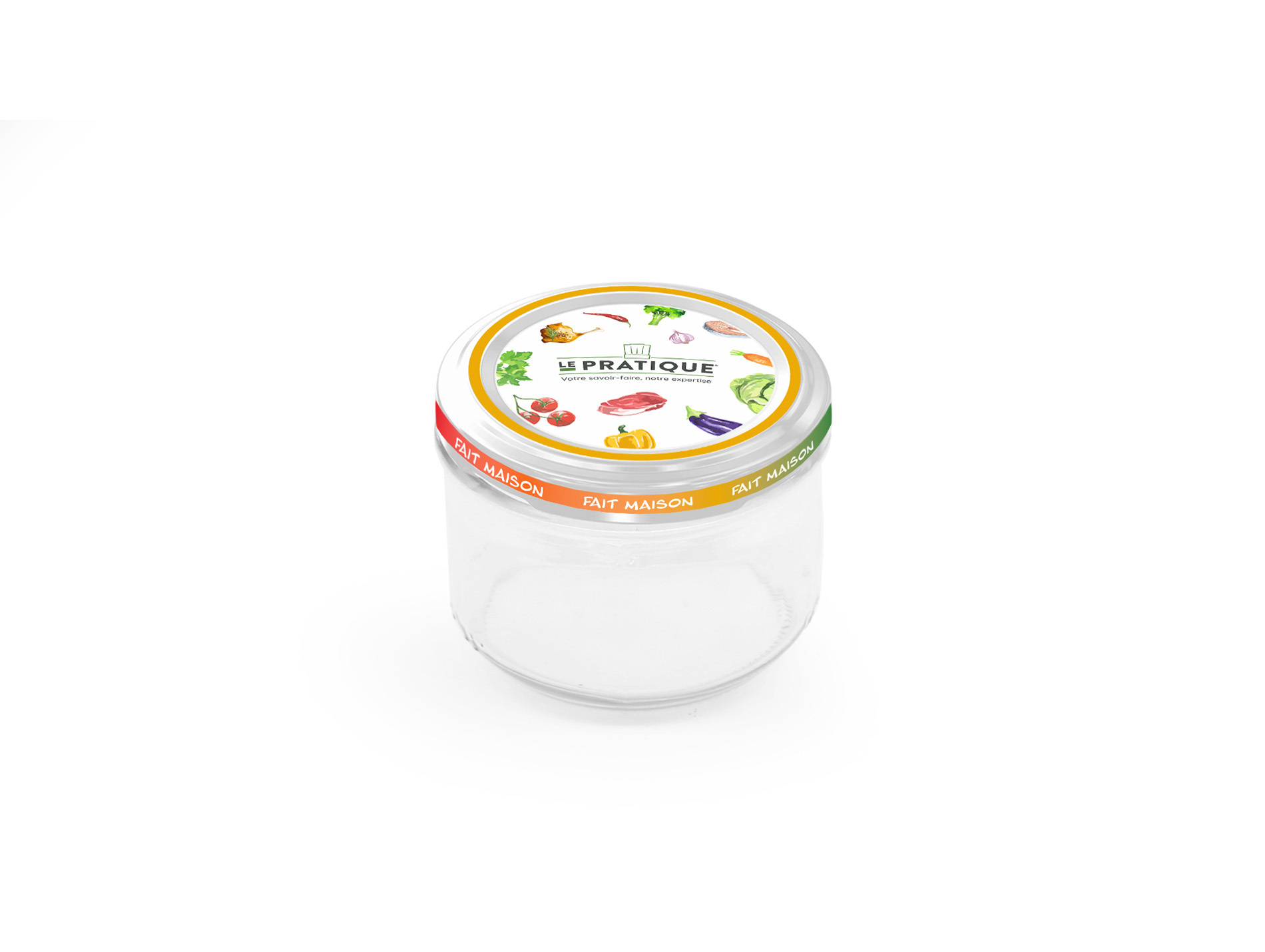 Bocaux LE PRATIQUE Twist off Ø82mm 0,2L x6