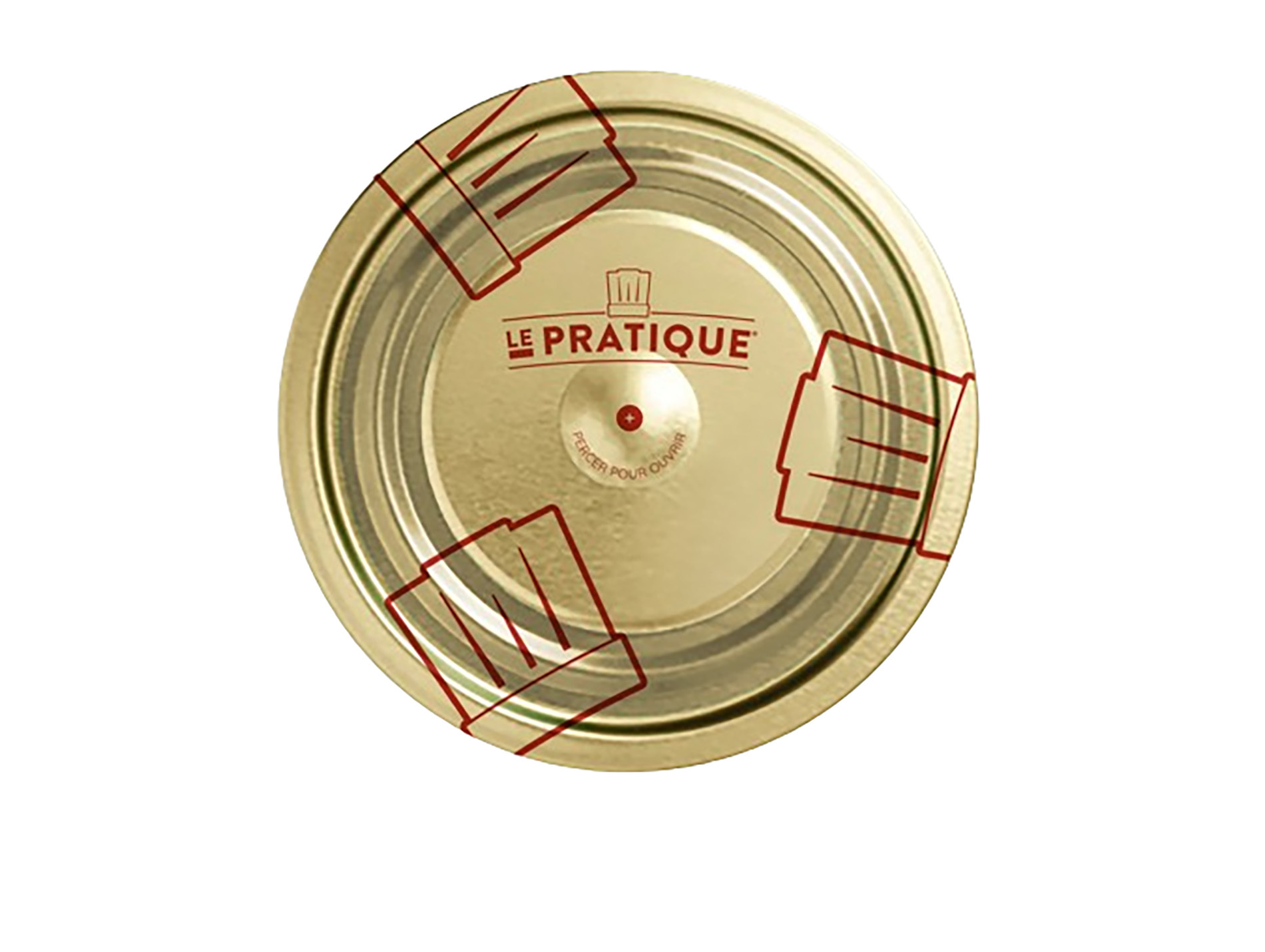 Capsules universelles pour bocaux LE PRATIQUE Ø82mm x11