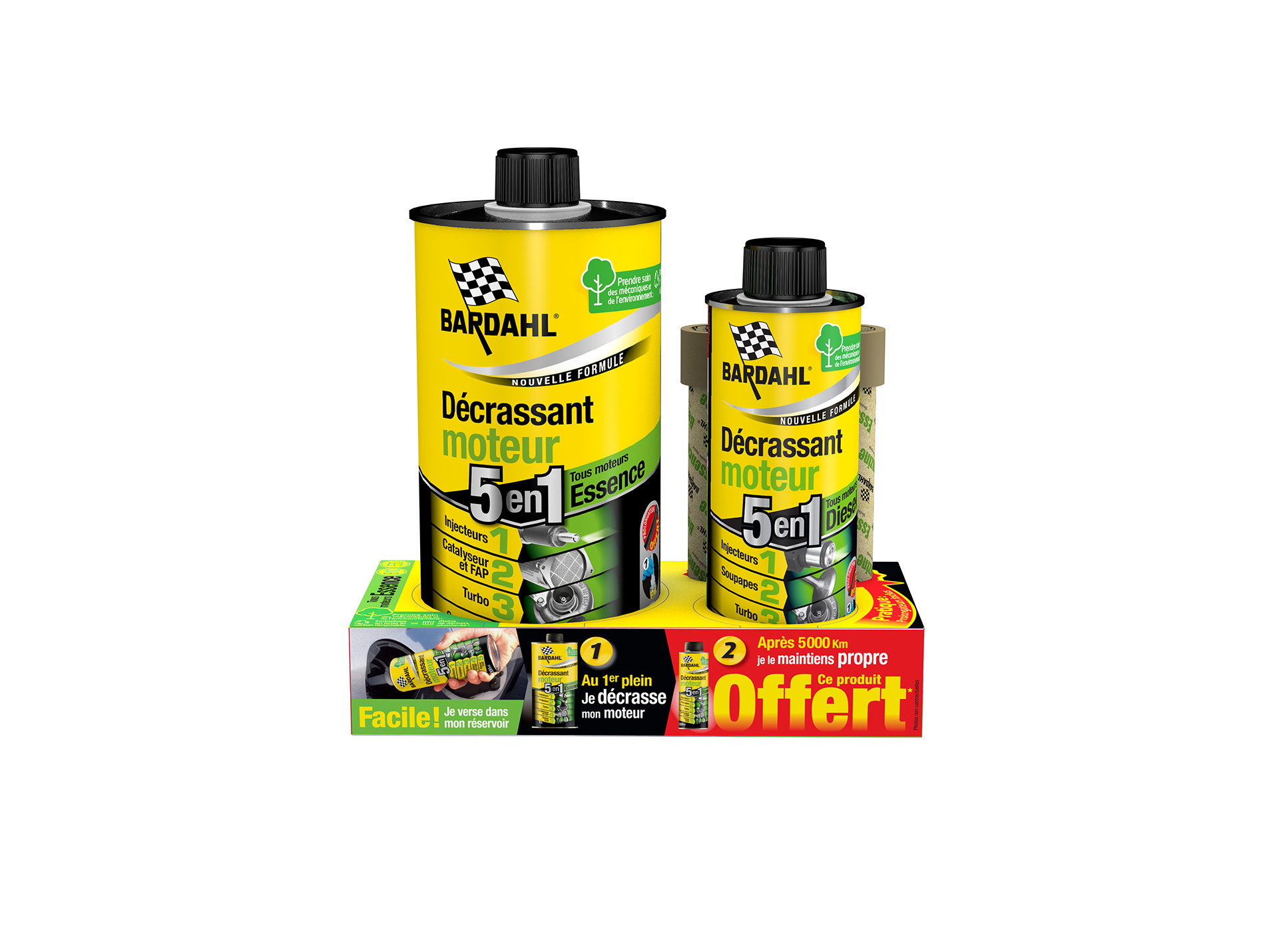 Décrassant essence GP BARDAHL 1L + 300ML