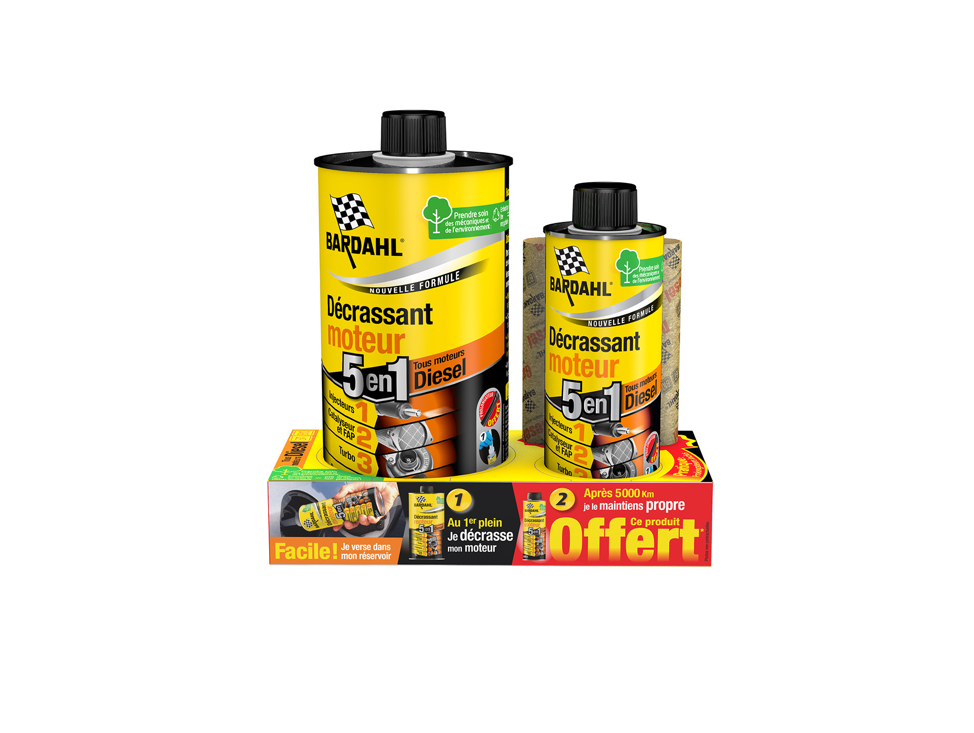 Décrassant diesel GP BARDAHL 1l + 300ml