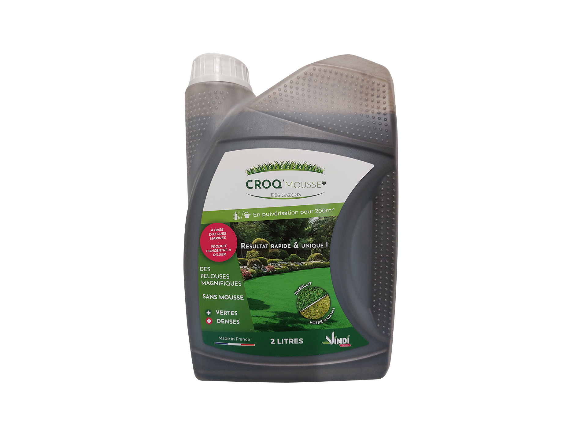 Engrais gazon Croq'mousse 2l